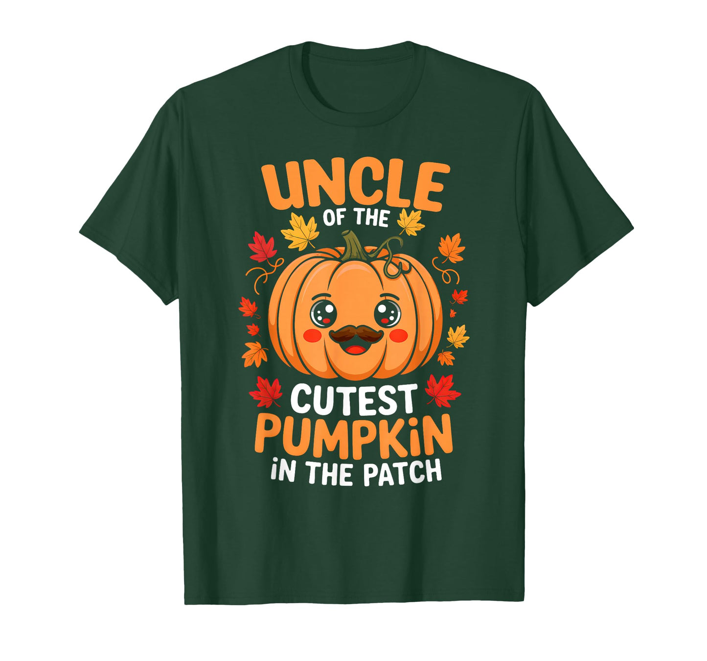 Uncle Of The Cutest Pumpkin In The Patch Halloween Mens T-Shirt