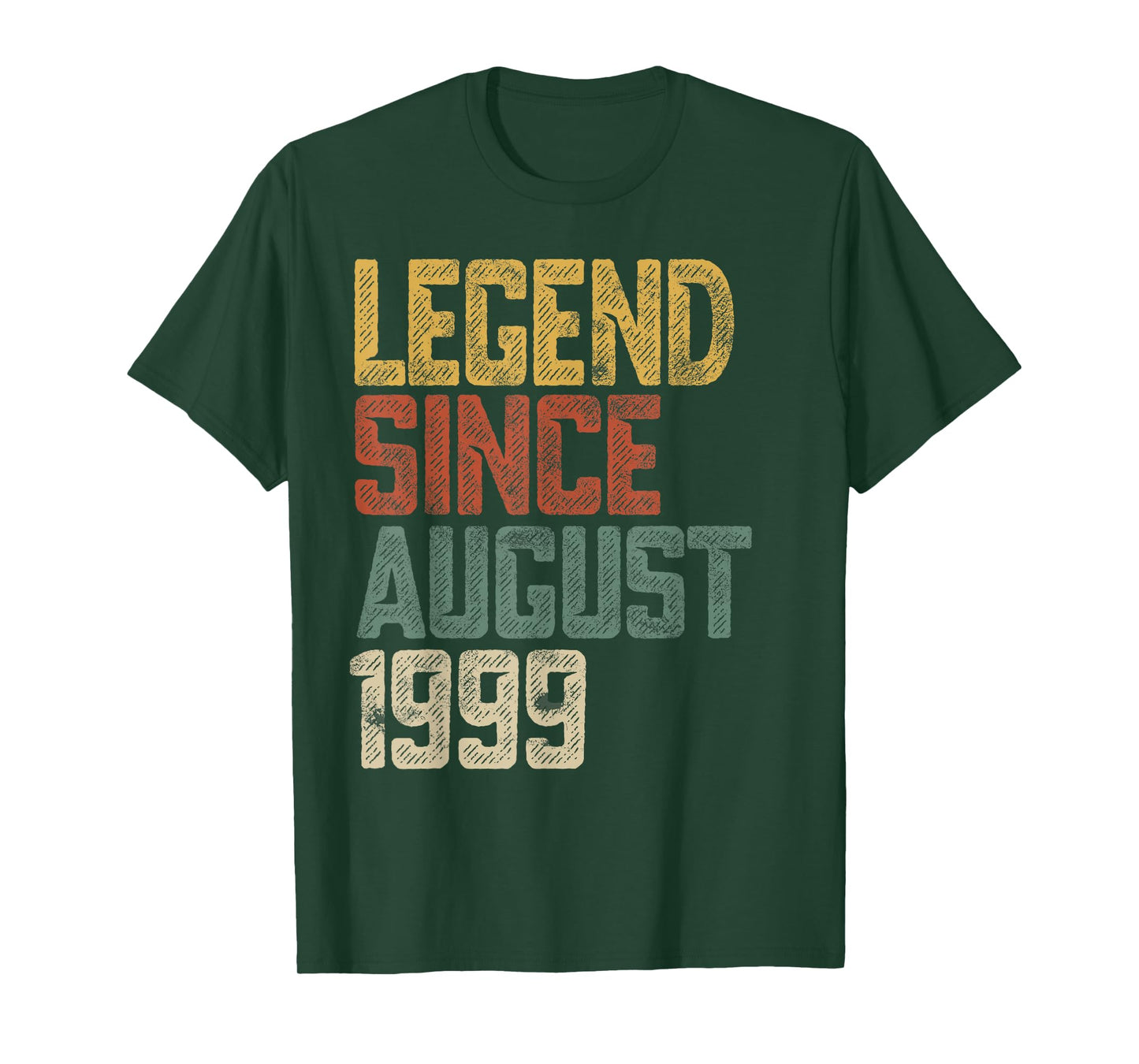 Legend 1999 26 Year Old Men Women Since August 26th Birthday T-Shirt