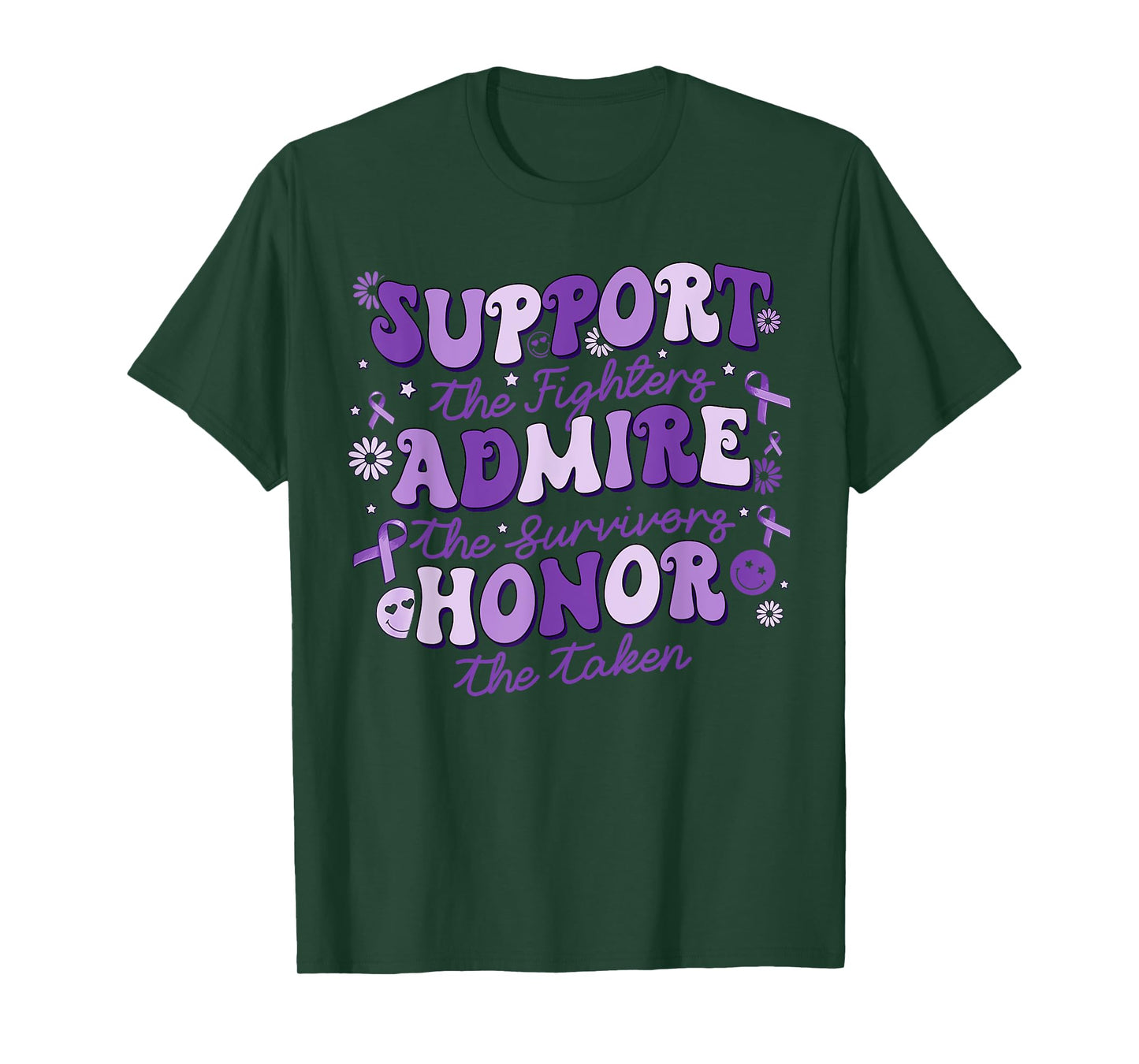 Support Fighters Honouring Taken Overdose Awareness Groovy T-Shirt