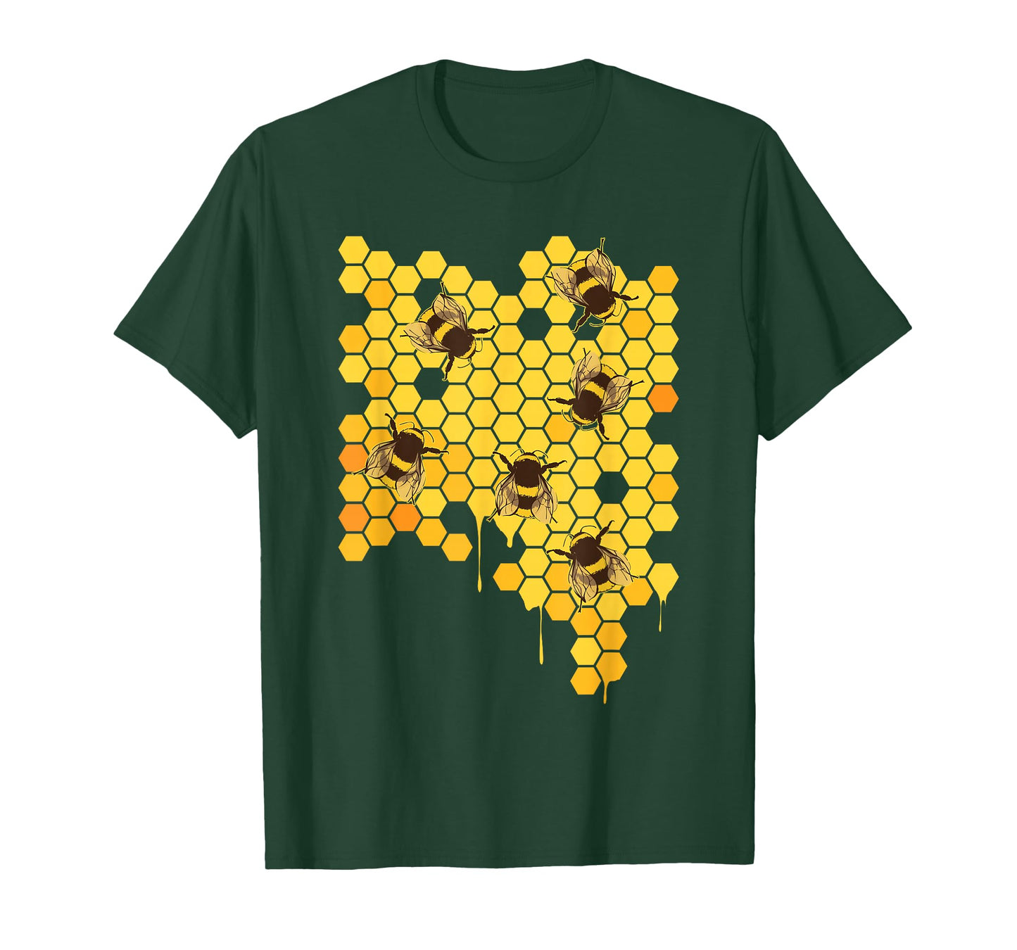 Honey Bee Hive Honeycomb Beekeeping Beekeeper Gift T-Shirt