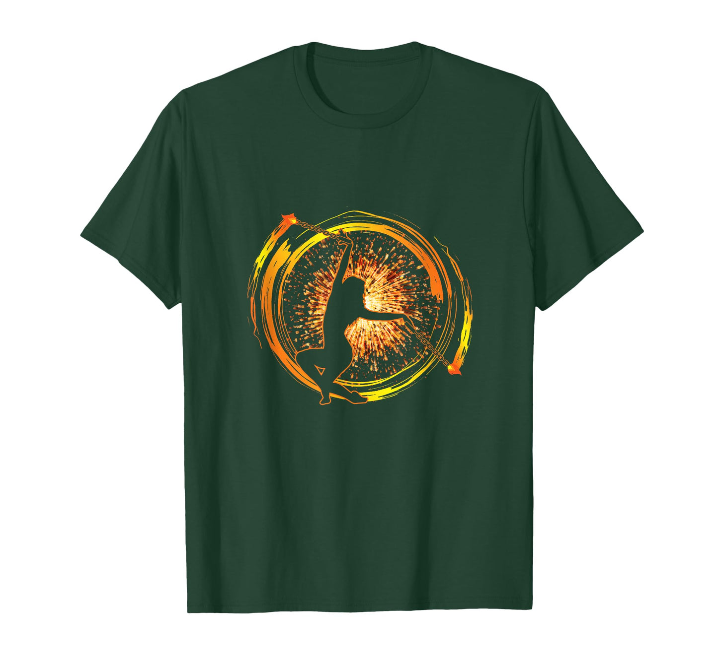 Fire Poi Performer Fire Dance Festival Pyro Lovers Dancers T-Shirt