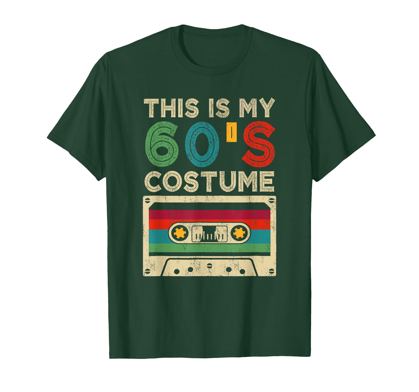 This Is My 60's Costume Funny Halloween 1960s Party Retro T-Shirt