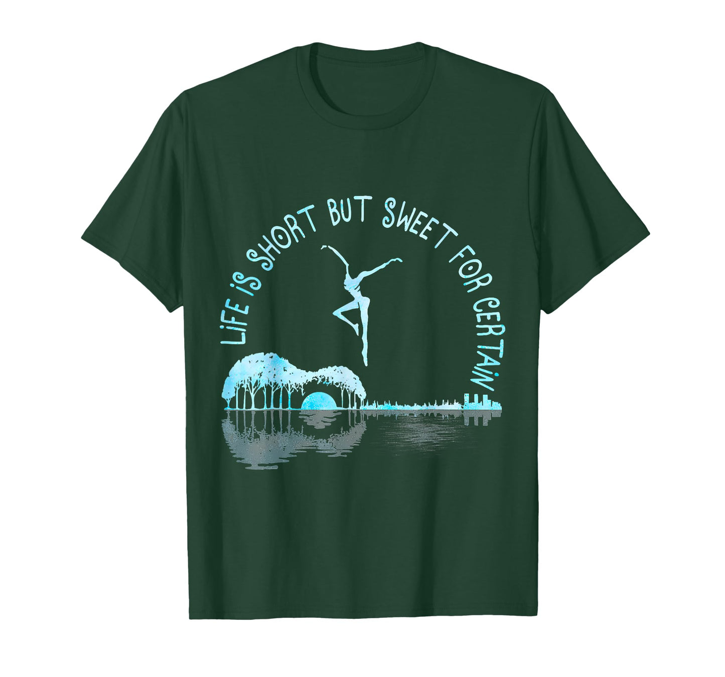 Life Is Short Guitar But Sweet For Certain T-Shirt