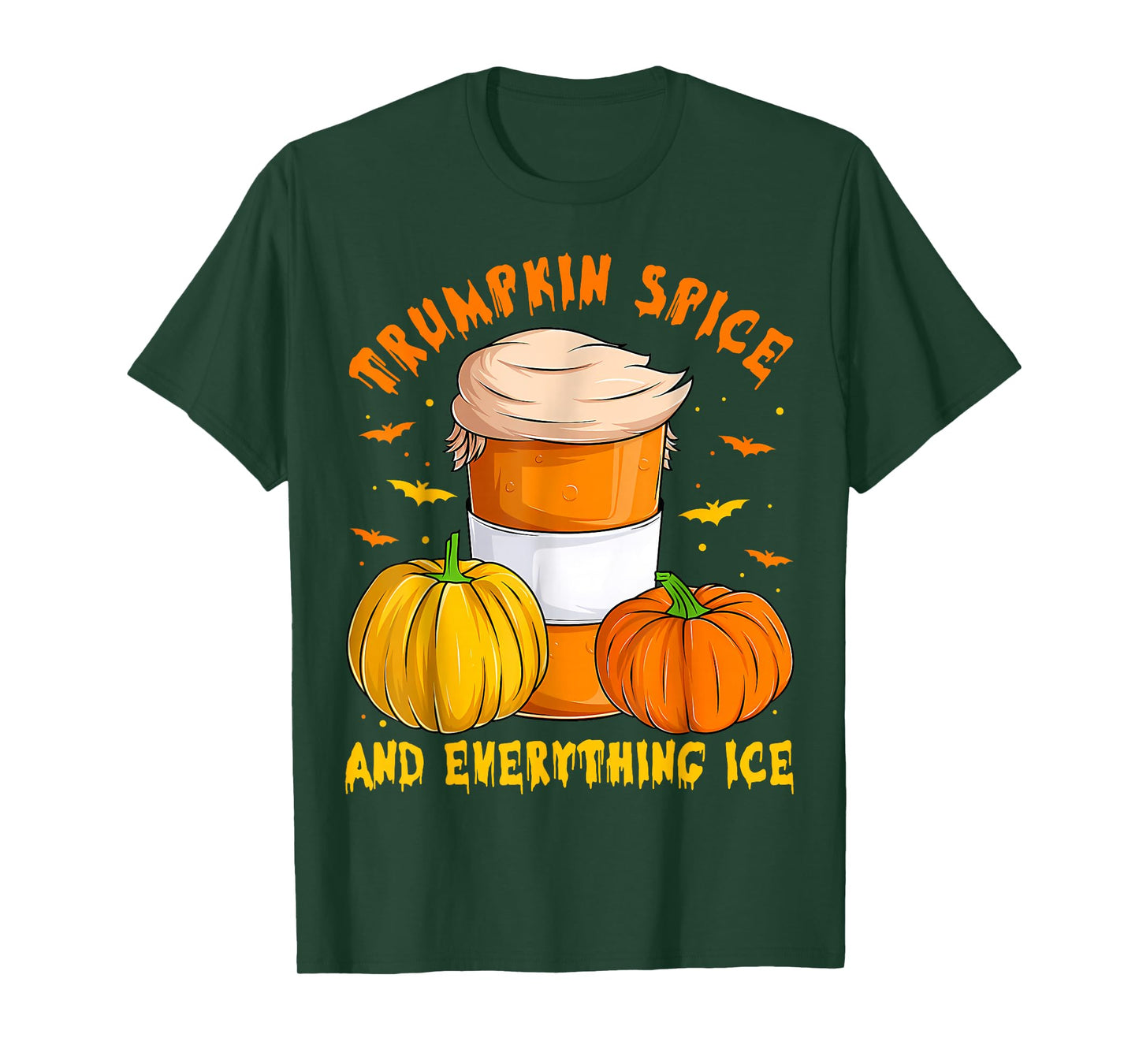 Trumpkin Spice and Everything ICE Liberal Fall Halloween T-Shirt