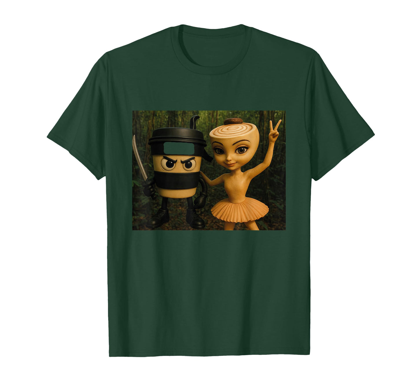 Italian Brainrot Ballerina Cappuccina Cappuccino Assassino T-Shirt