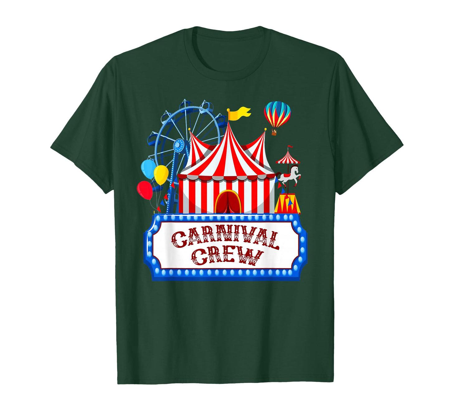 Carnival Crew for Birthday Theme Party Matching Family T-Shirt