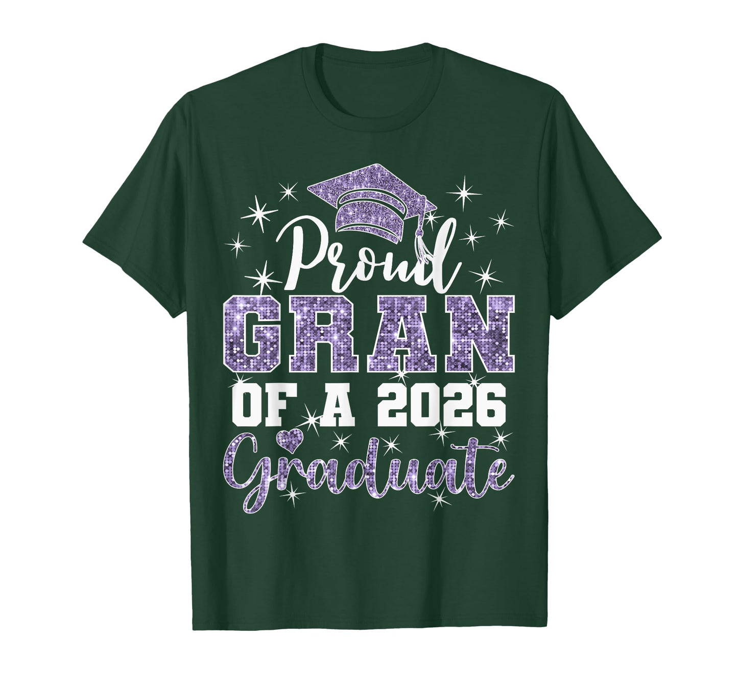 Super Proud Gran of 2026 Graduate Senior Graduation Family T-Shirt