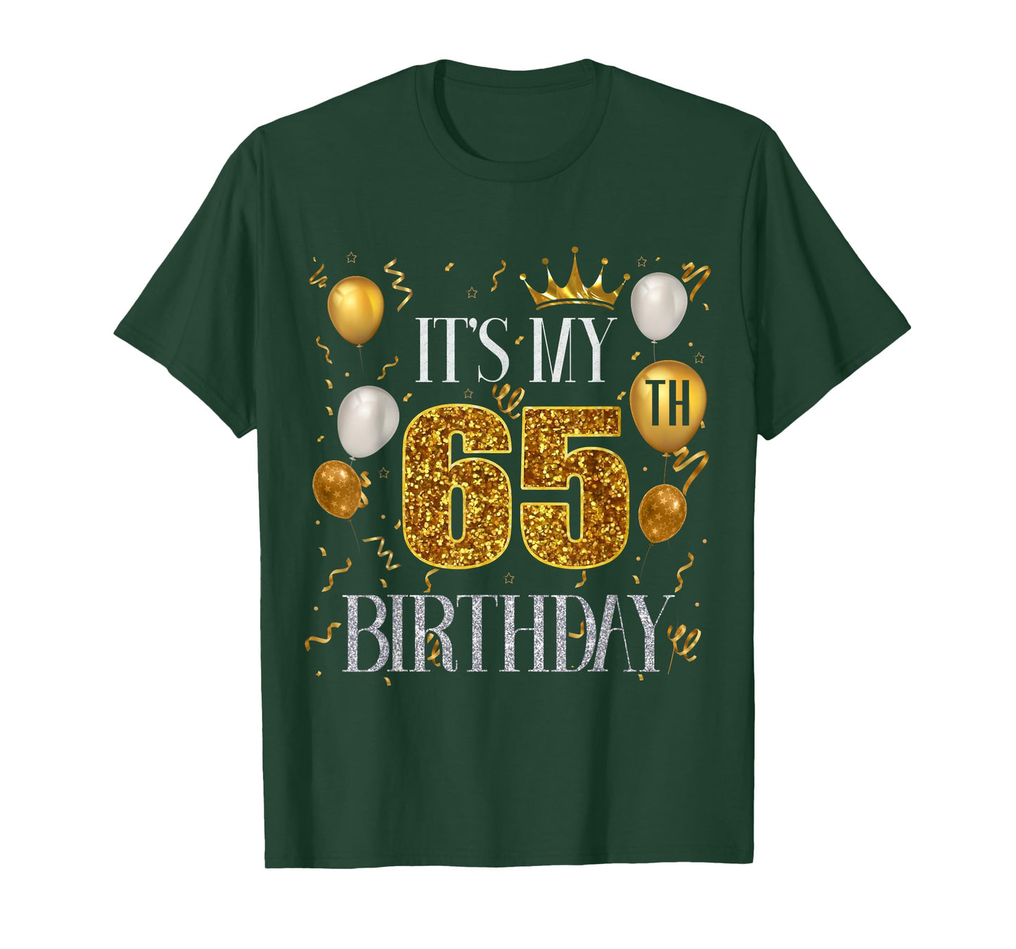 Its My 65th Birthday Happy 1958 Birthday Tee For Men Women T-Shirt