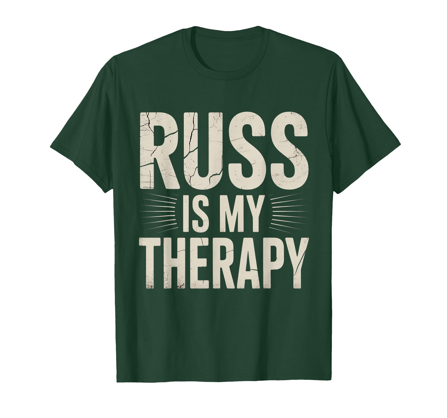 RUSS Is My Therapy Funny Personalized Name Family & Friends T-Shirt