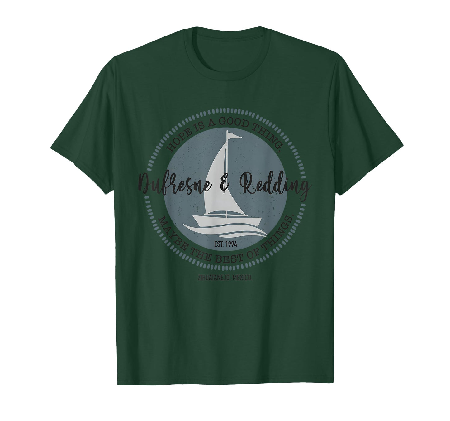 Redding And Fishing Dufresne Vintage Zihuatanejo Mexico T-Shirt