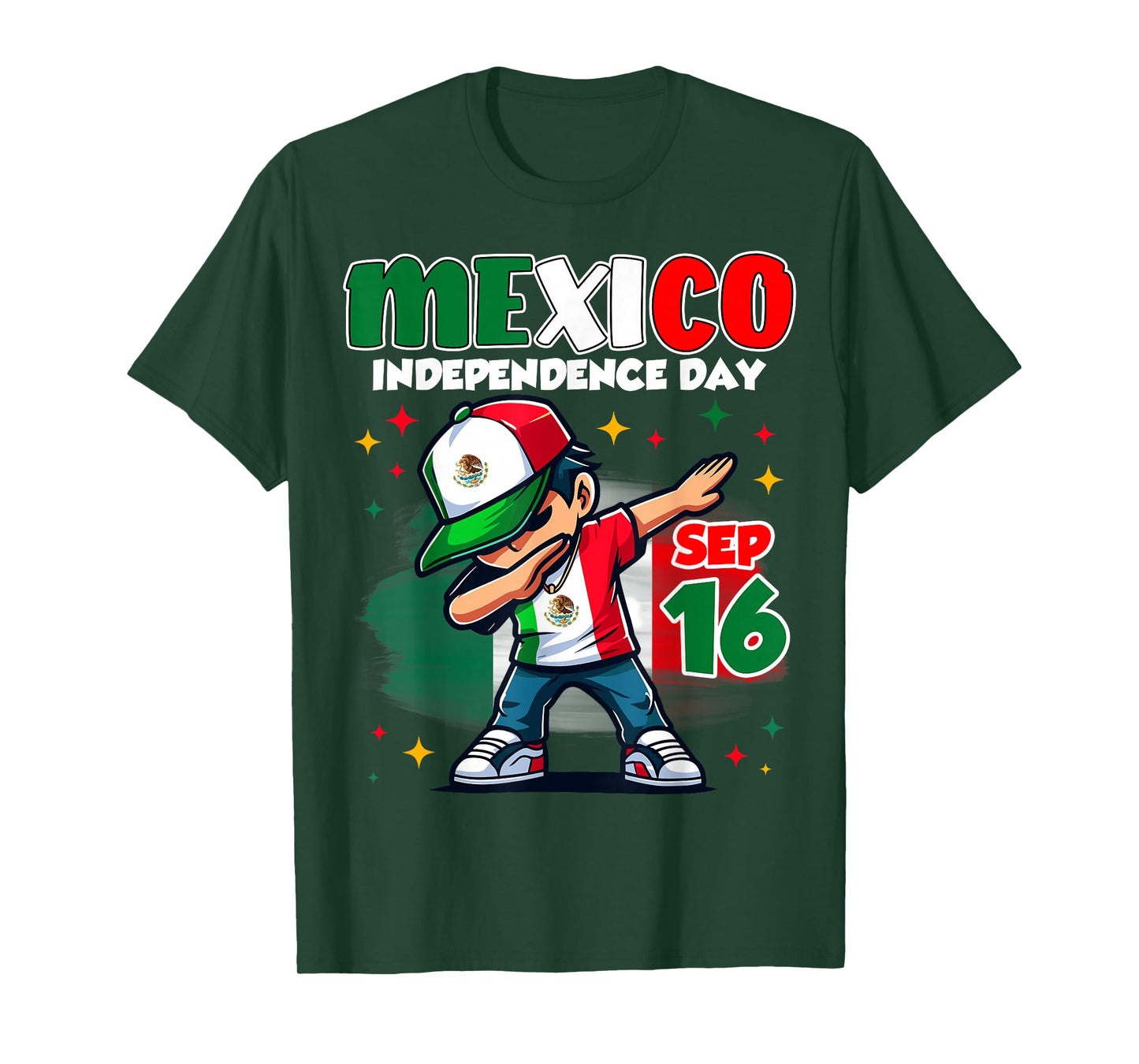 Mexico Independence Day September 16 Celebration boys T-Shirt