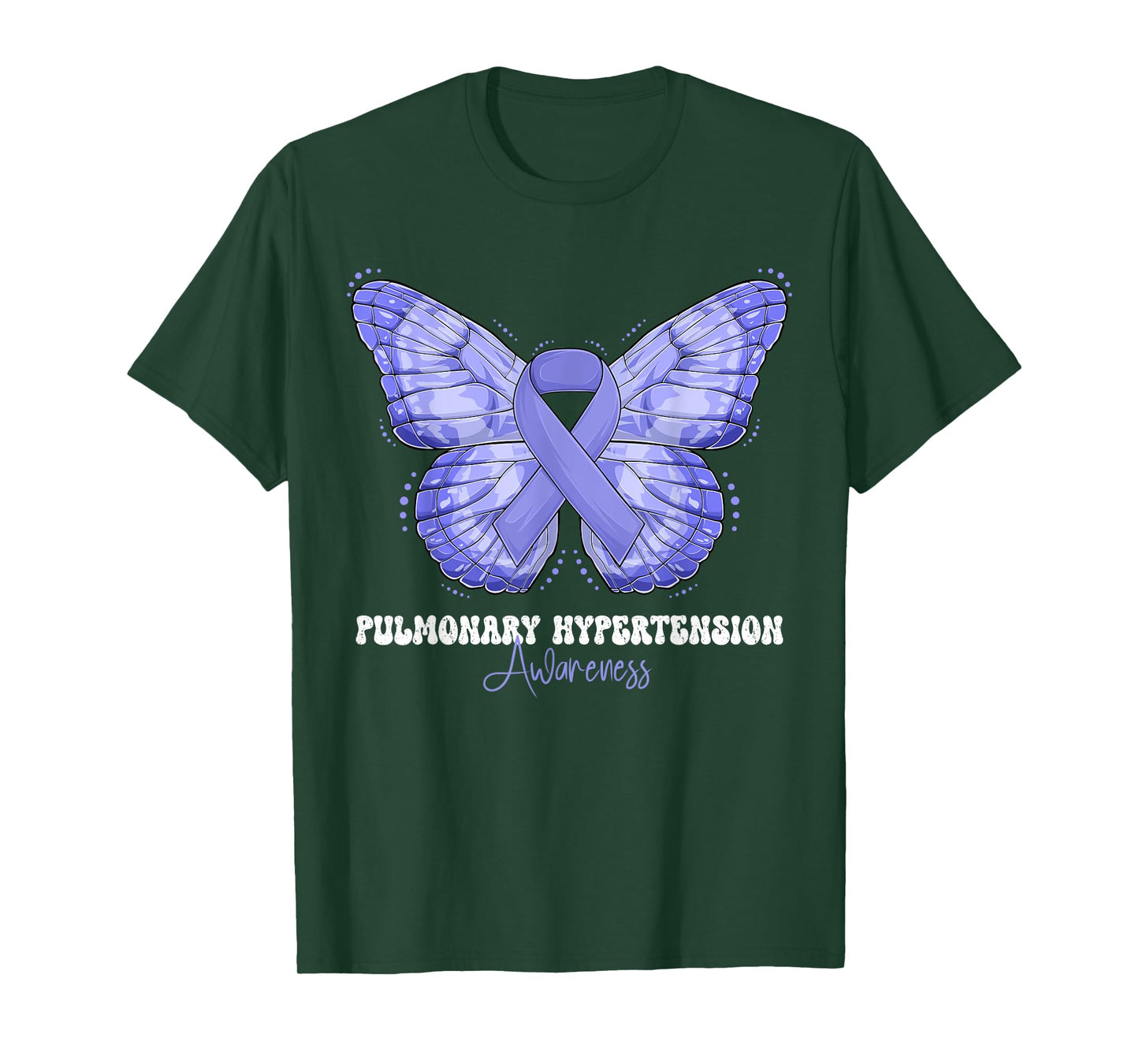Pulmonary Hypertension Awareness Month Periwinkle Ribbon T-Shirt