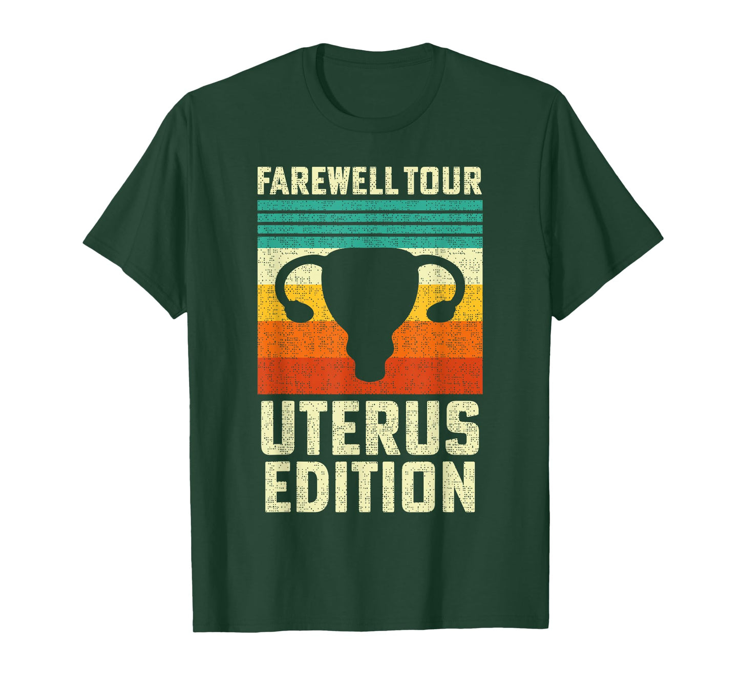 Farewell Tour Uterus Edition, Hysterectomy Recovery Retro T-Shirt