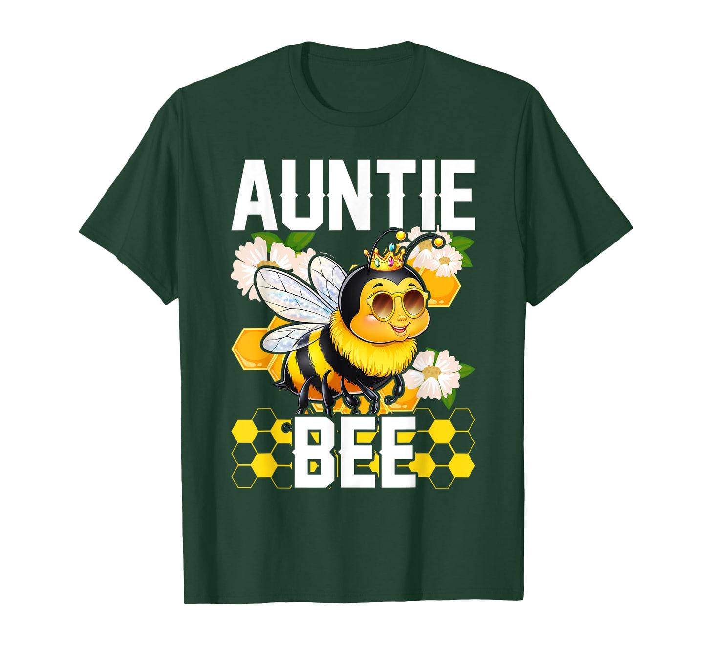 Family Bee Auntie Aunt Birthday First Bee Day Outfit T-Shirt