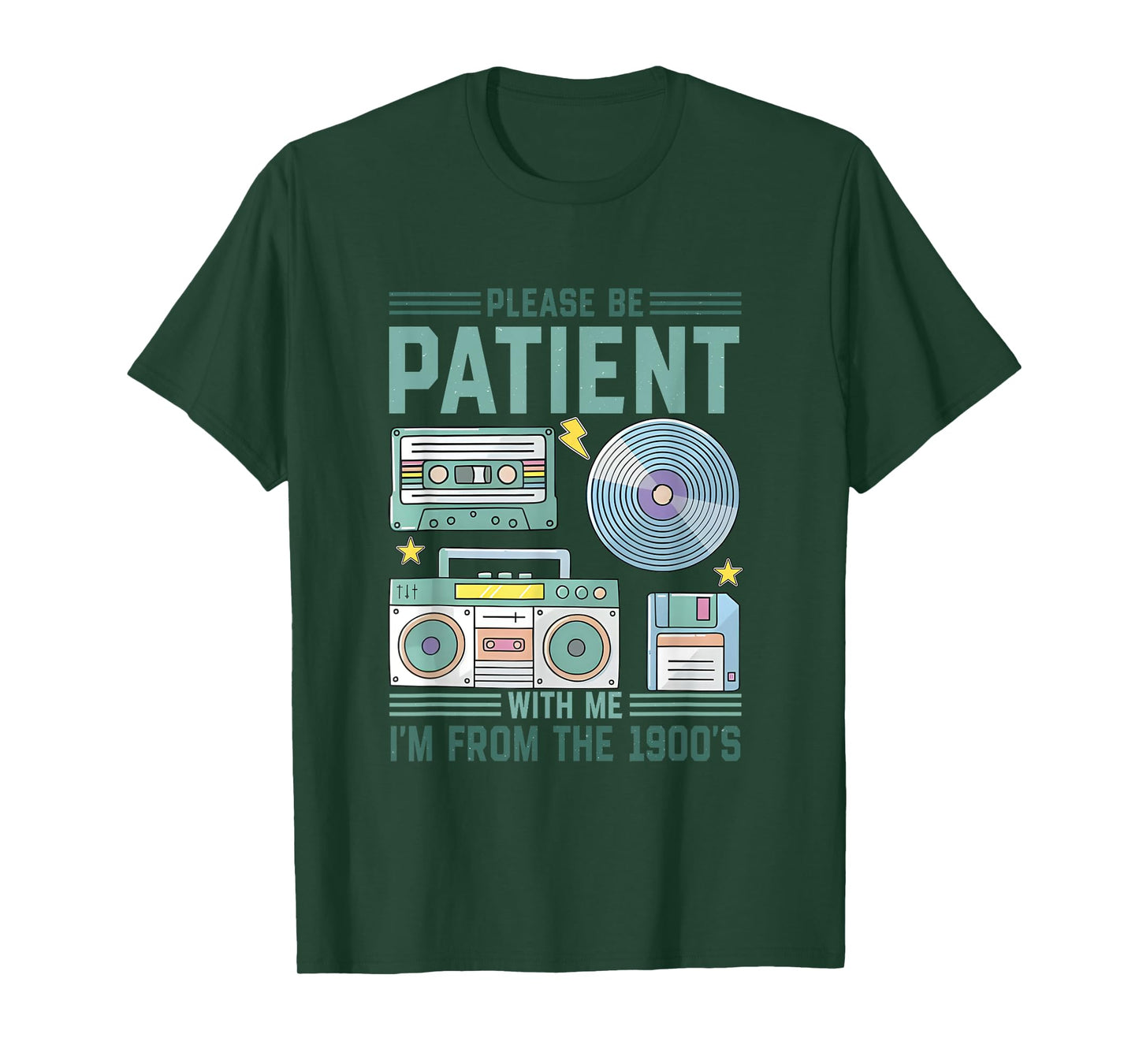 Please Be Patient With Me I'm From The 1900s Retro Vintage T-Shirt