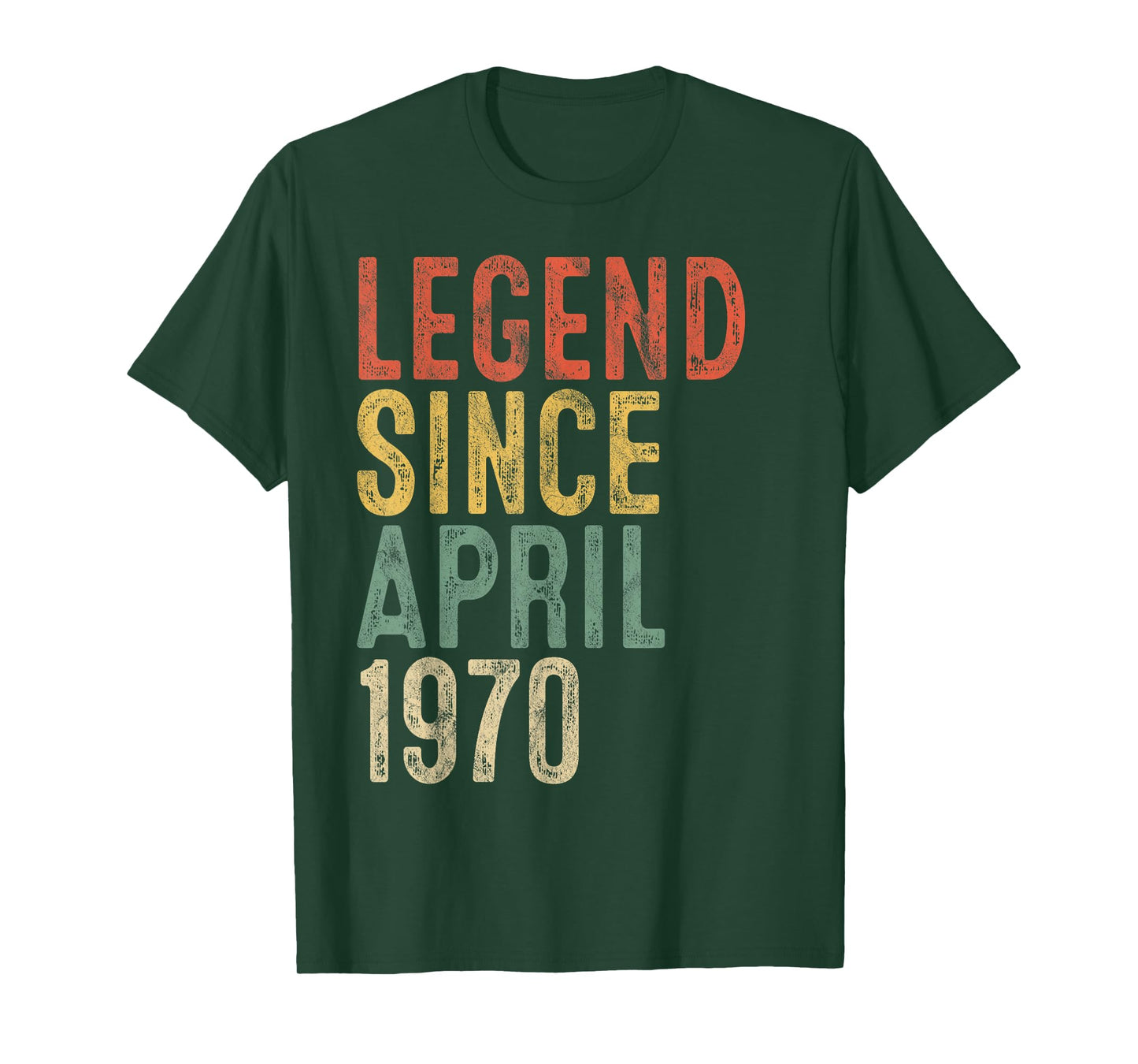 Legend 1970 55th Birthday Gifts for Men Women 55 Year Old T-Shirt