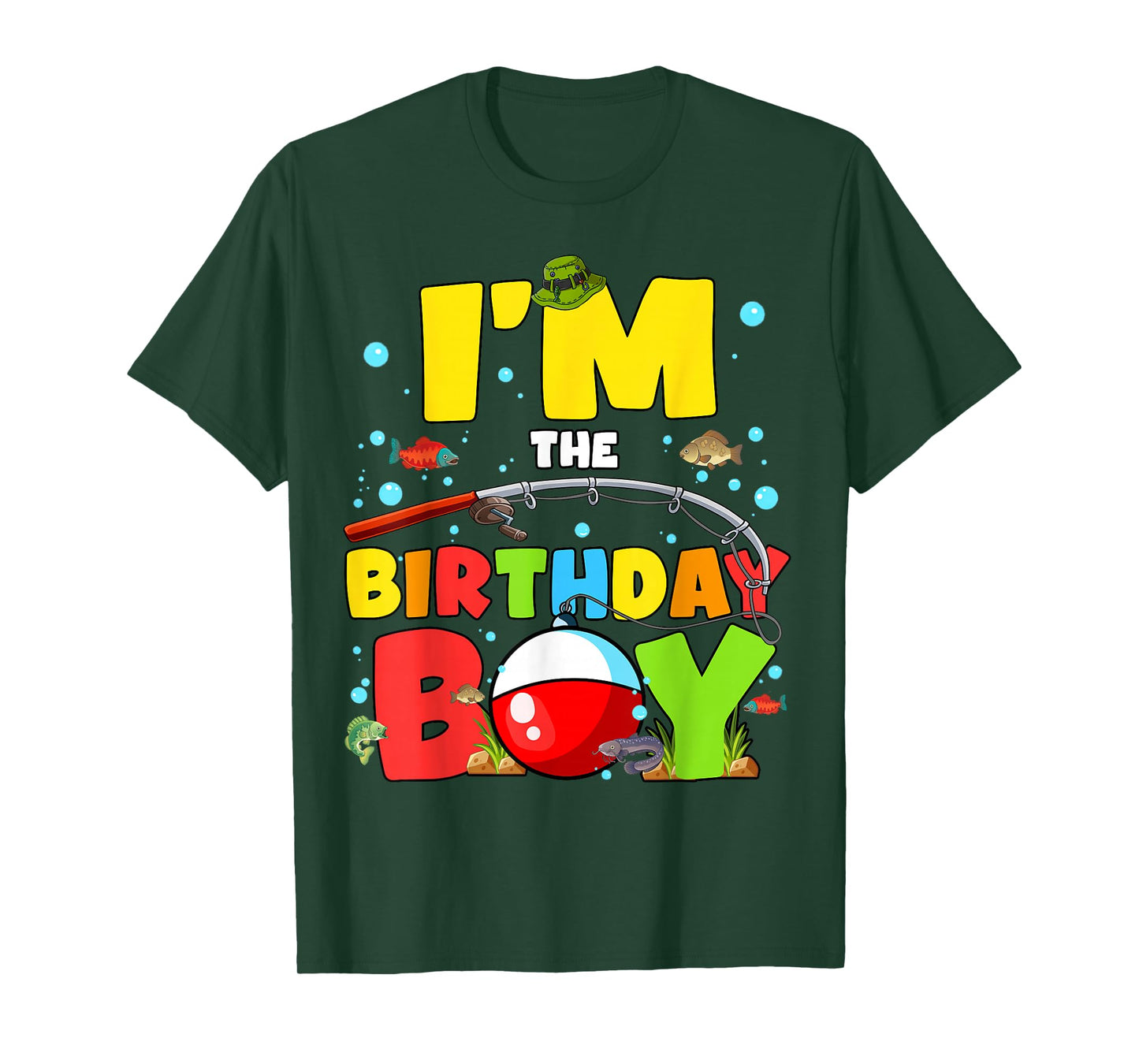 I'm The Birthday Boy Fishing O-Fish-Ally Family Matching T-Shirt