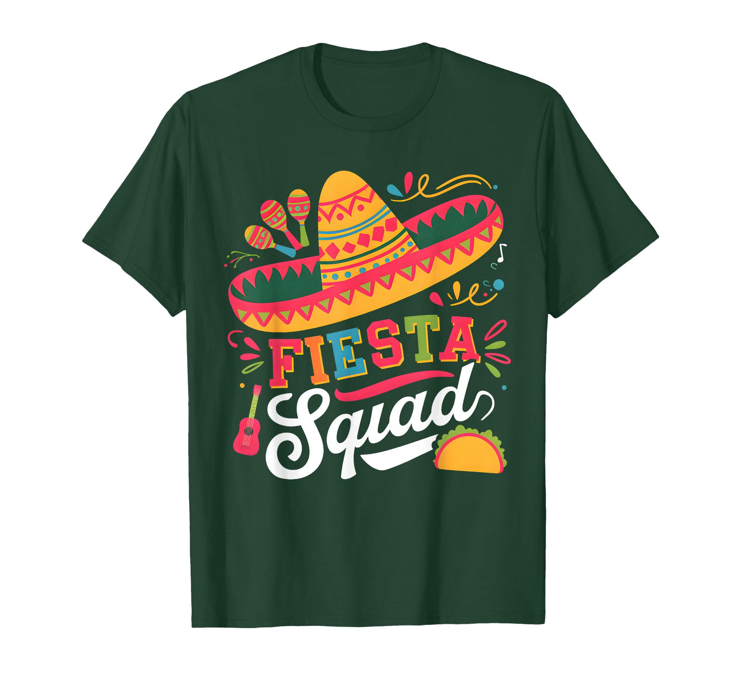 Cinco de Mayo Fiesta Squad Family Matching Group Adults Kids T-Shirt