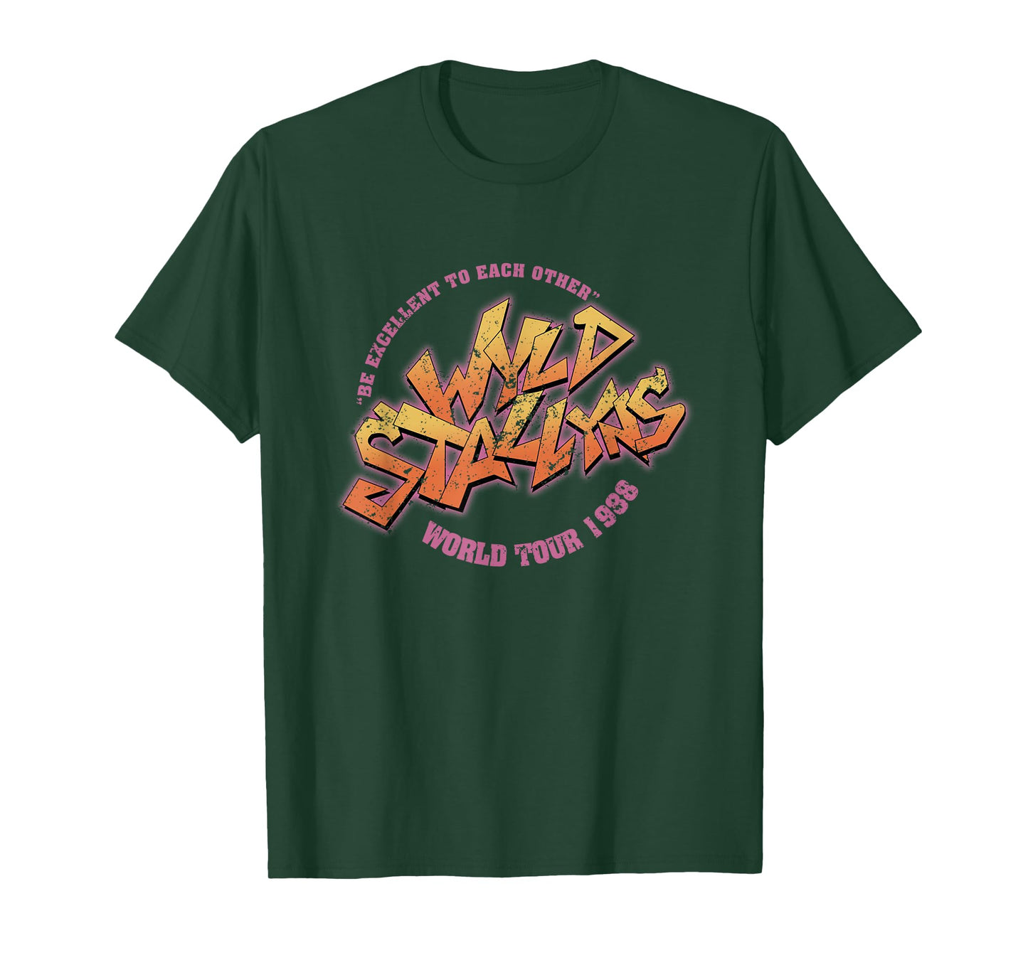 Wyld Retro Funny Tour Stallyns 80s movies T-Shirt