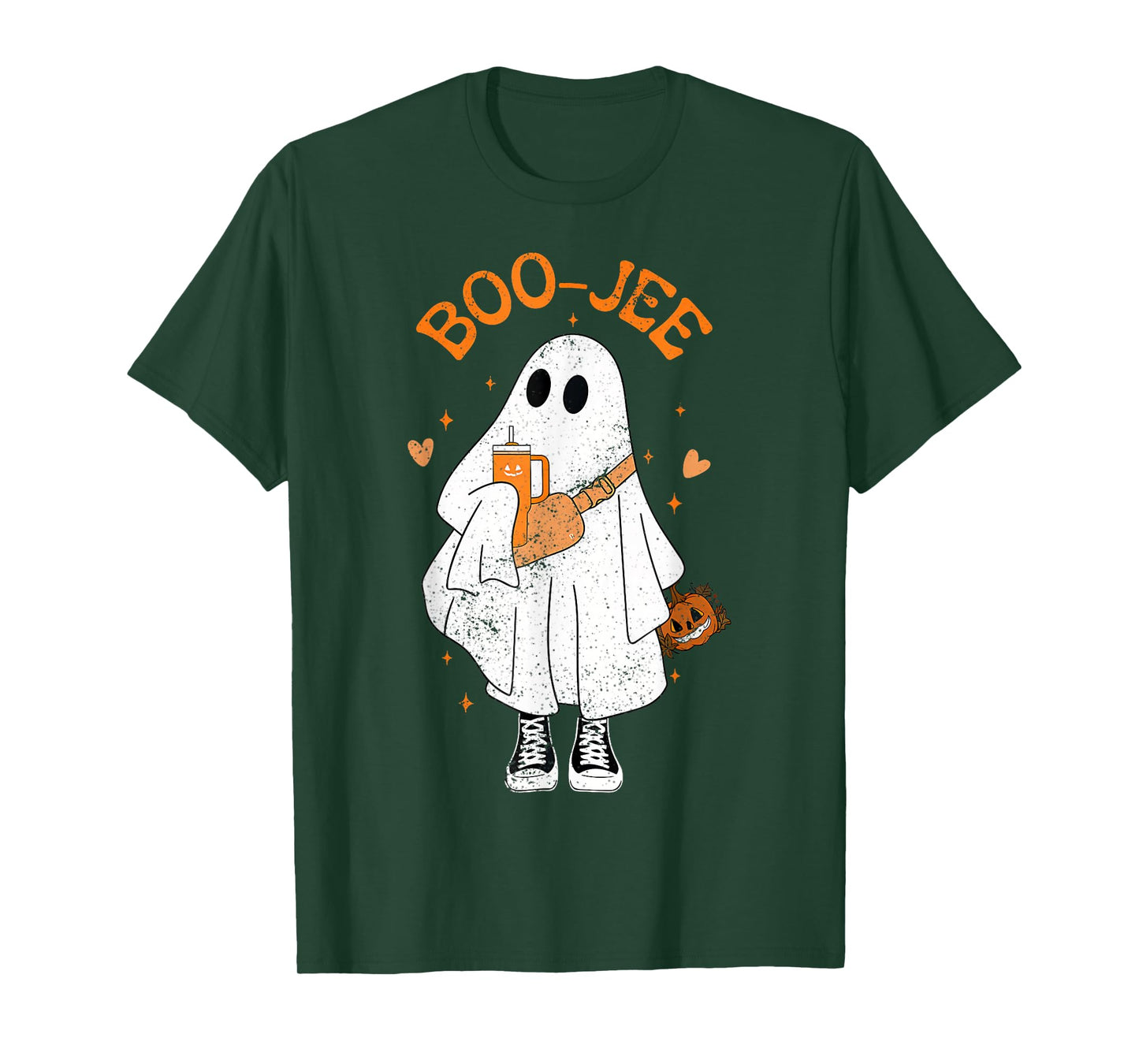 Spooky Season Cute Ghost Halloween Boujee Boo Jee T-Shirt