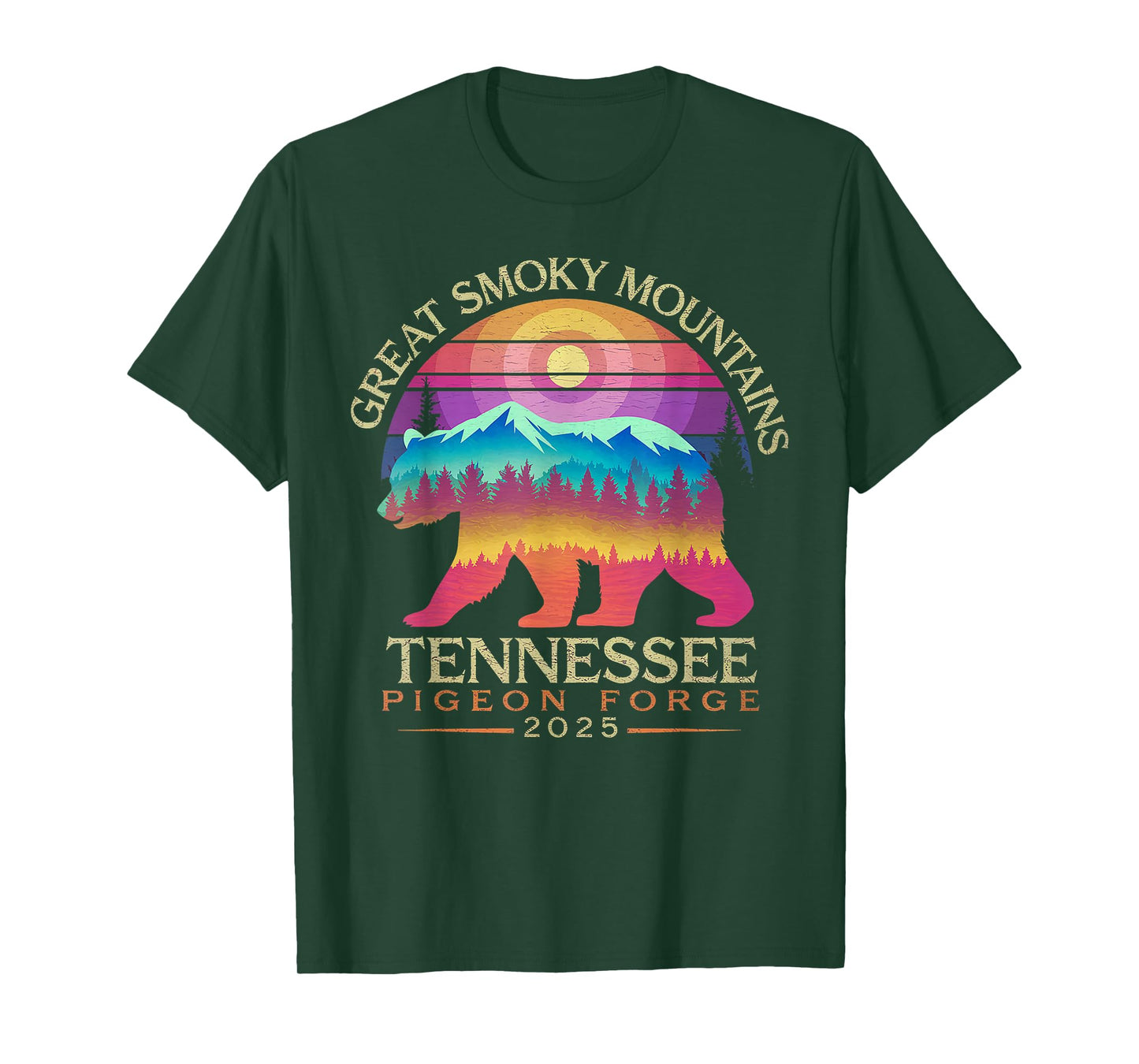 Tennessee Smoky Mountains Family Vacation 2025 Pigeon Forge T-Shirt