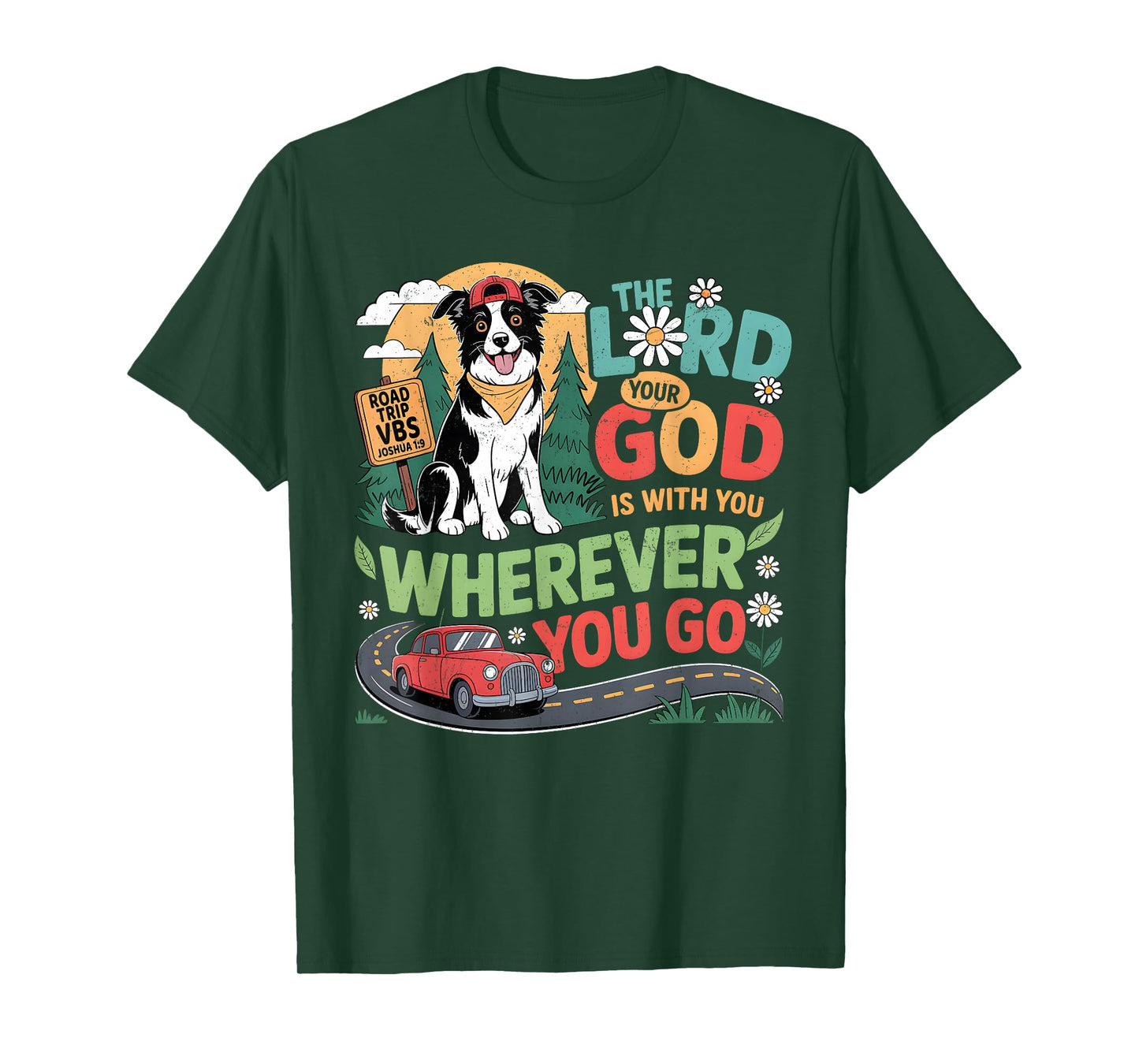Road Trip VBS 2025 Christian Dog Bible Theme T-Shirt