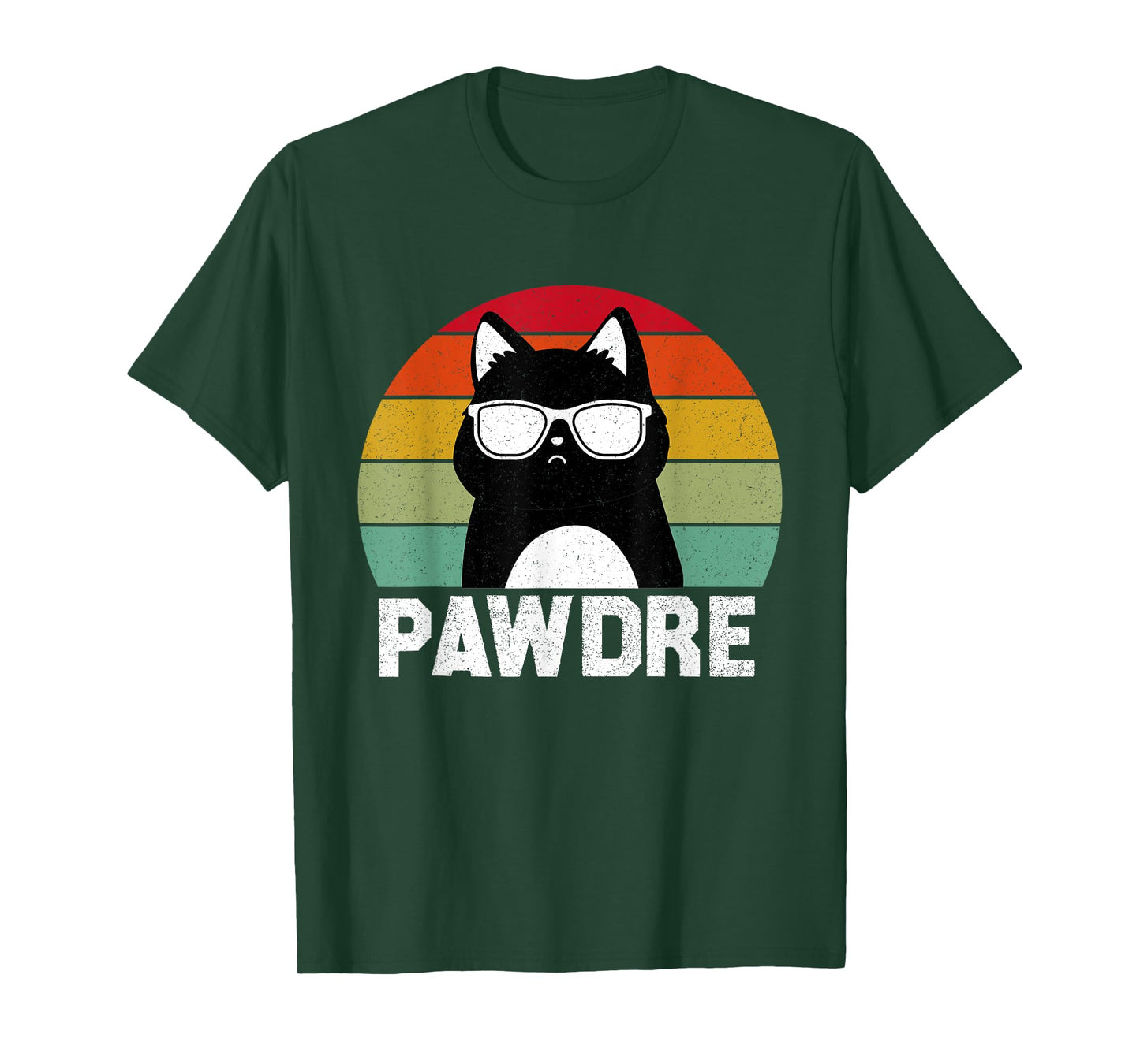 Pawdre Cat Dad Funny Cat Lover Best Cat Dad Ever T-Shirt