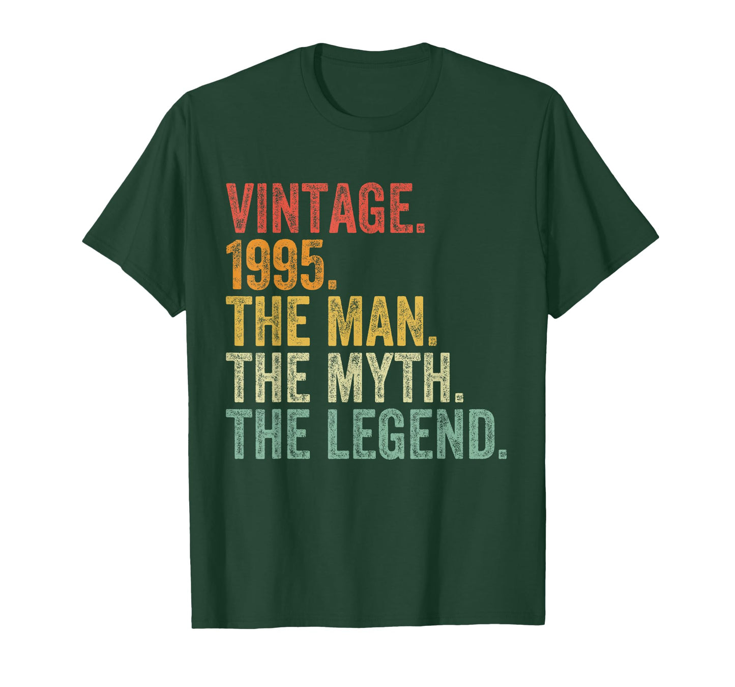 29th Birthday Vintage 1995 The Man The Myth The Legend T-Shirt