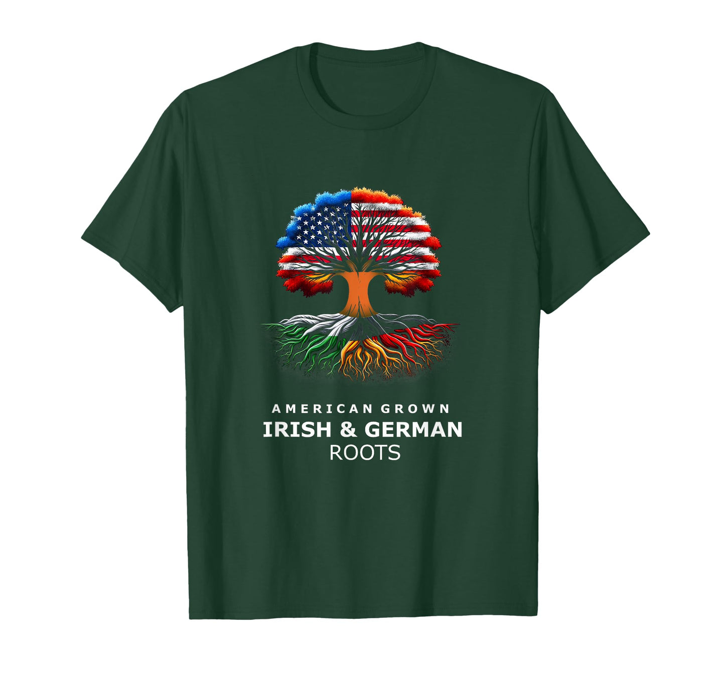 American Raised with Irish and German Roots T-Shirt