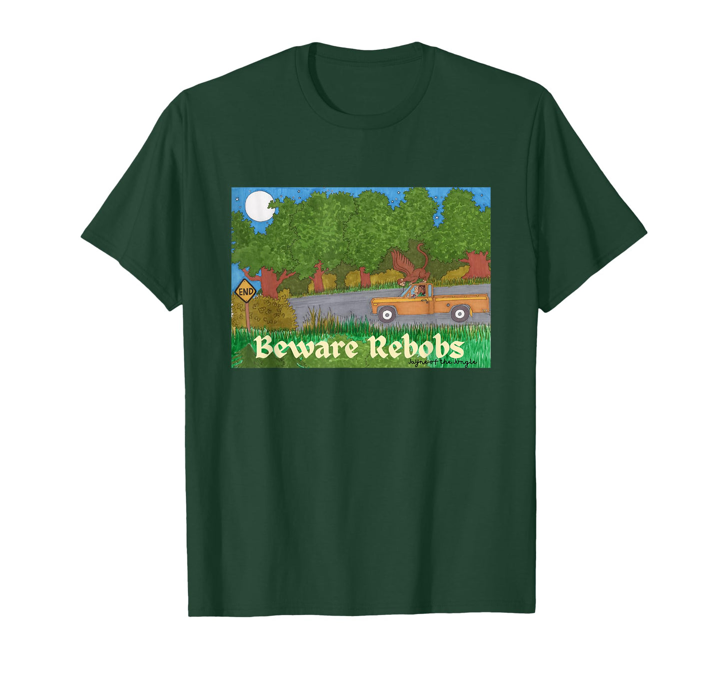 Beware of Rebobs! Napa Valley Legend Flying Monkeys T-Shirt