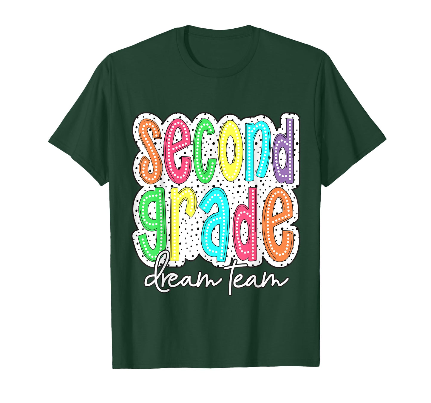 Second Grade Dream Team 2nd Grade Teacher Kid Back to School T-Shirt