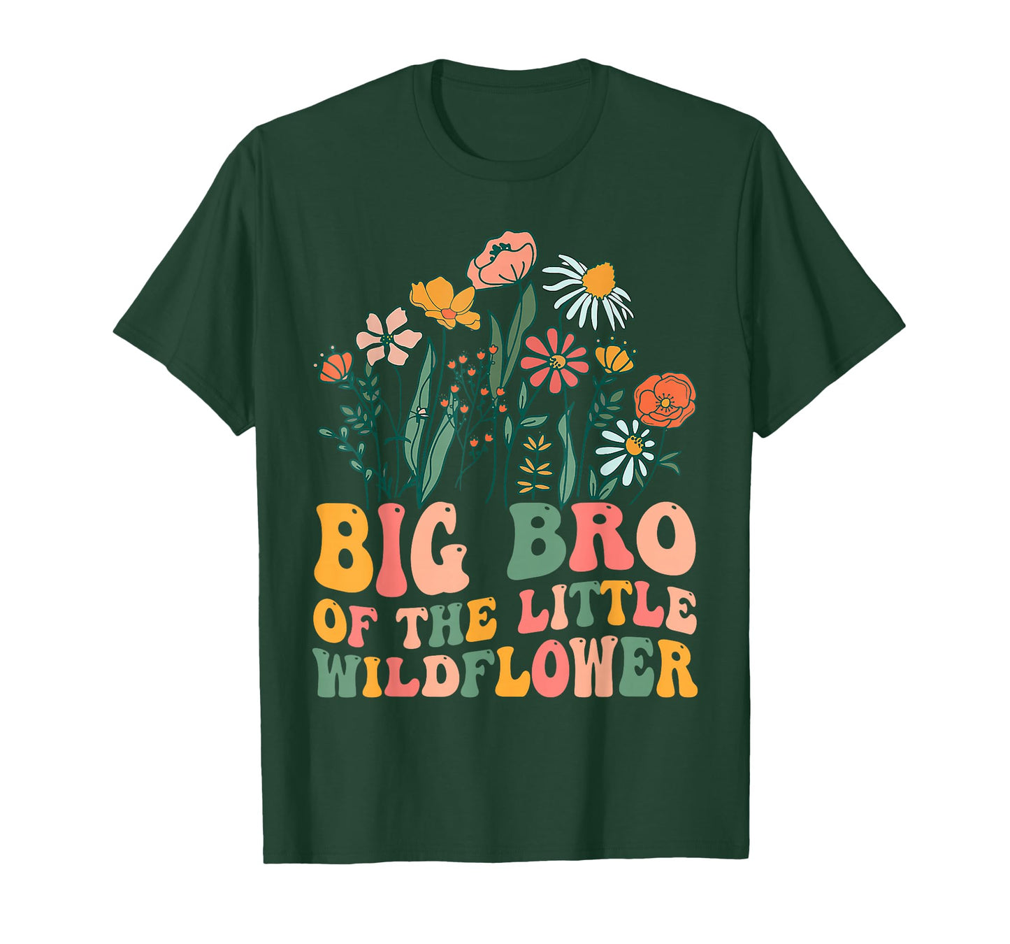 Big Brother Of The Little Wildflower Birthday Party Baby T-Shirt