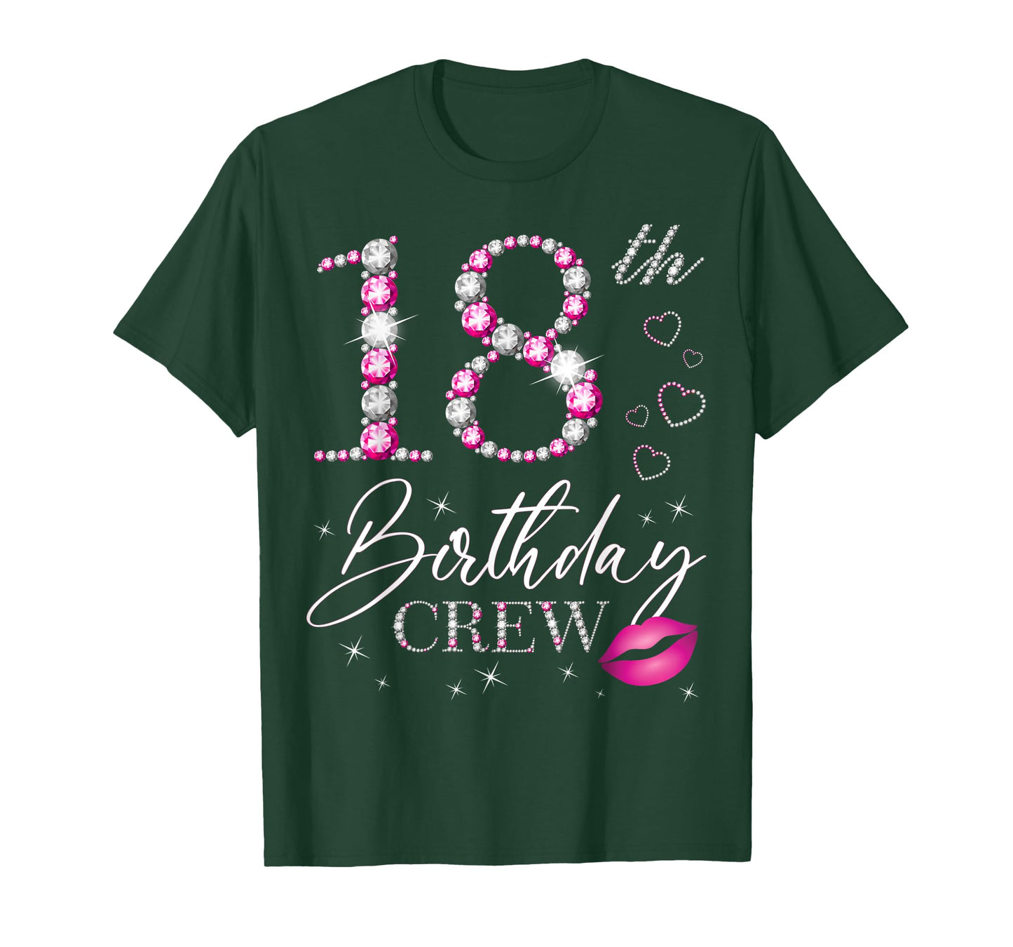 18th Birthday Crew 18th Birthday Squad 18 Years Old Bday T-Shirt