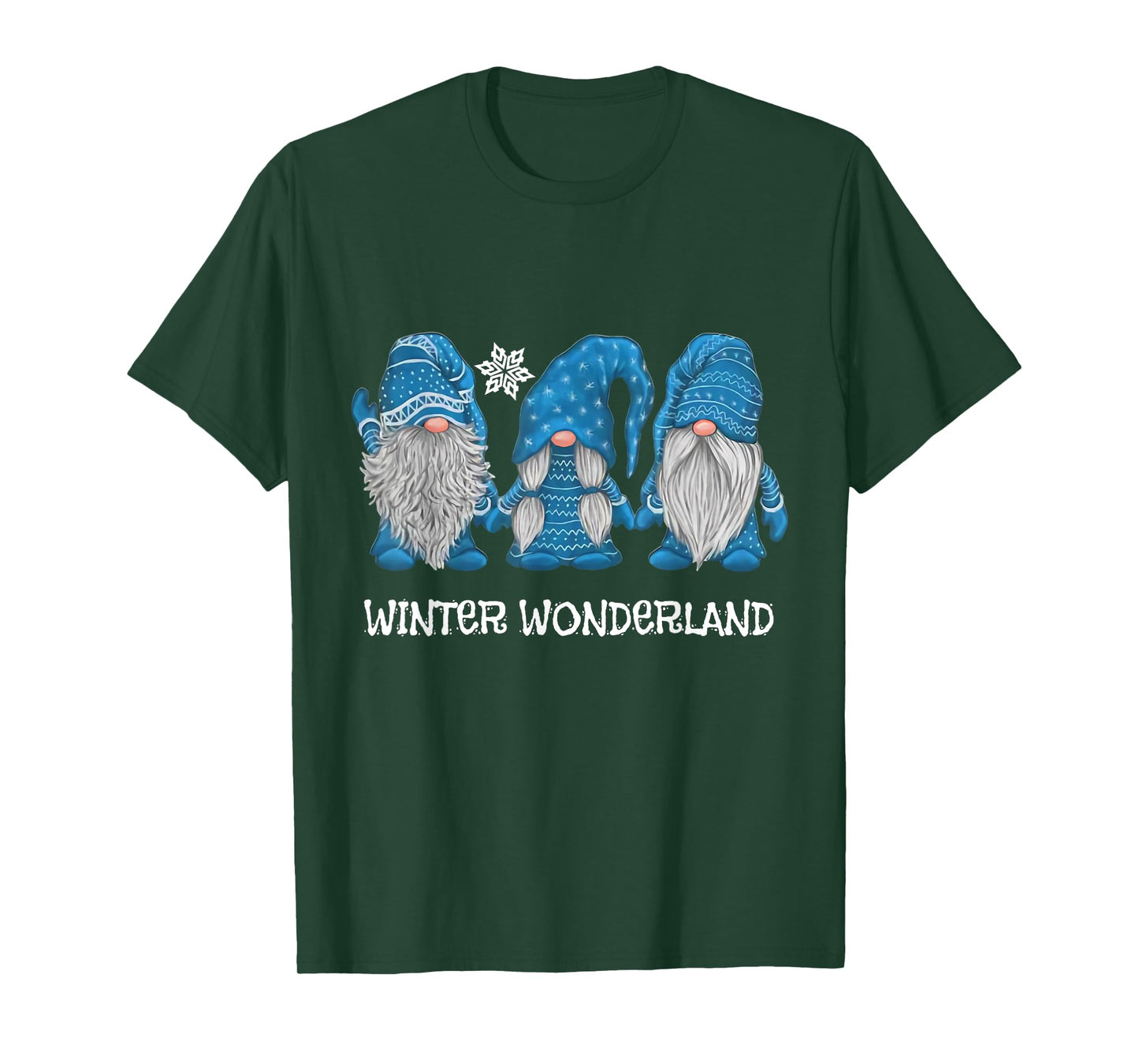 Winter Wonderland Gnomes Winter Snowy Gnomes Snow Gnome T-Shirt