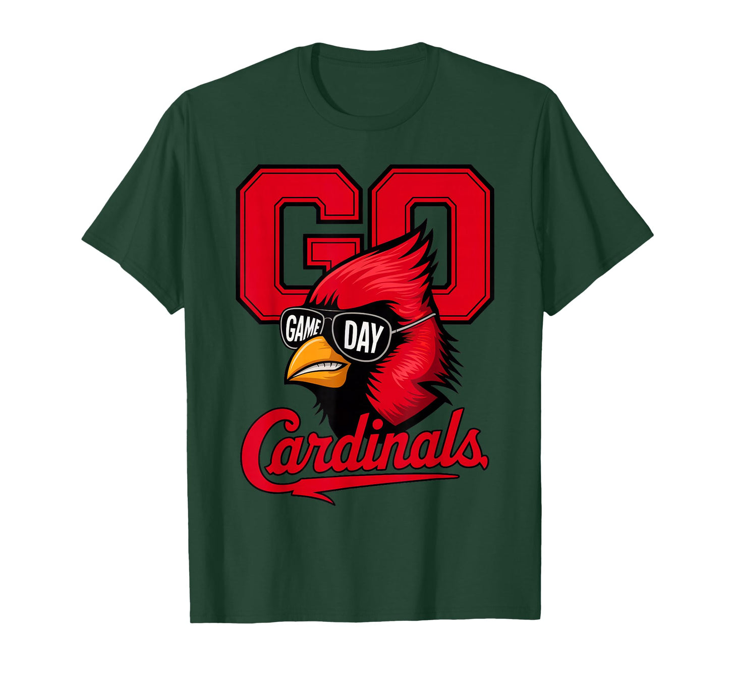 Retro Go Cardinals Game Day Gifts for Men Women Kid Boy Girl T-Shirt