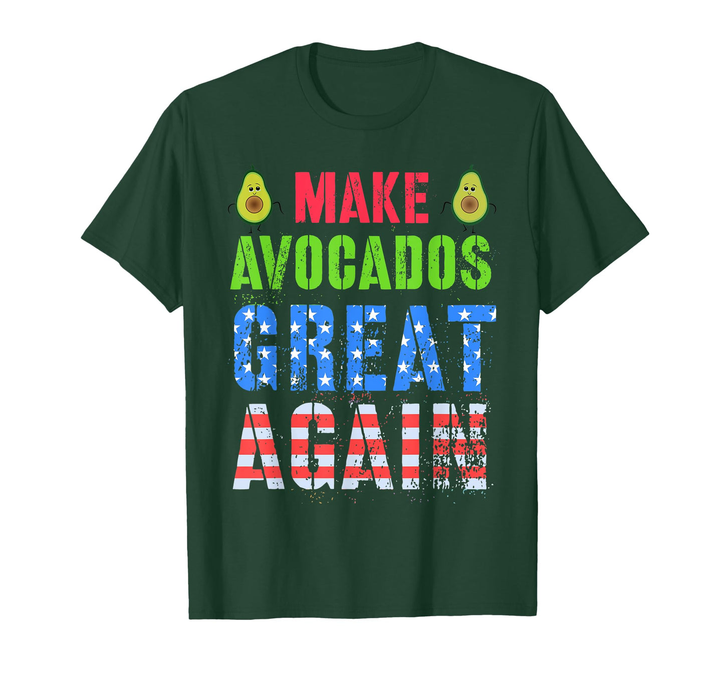 Cinco de Mayo MAKE AVOCADO GREAT AGAIN Squad American Family T-Shirt