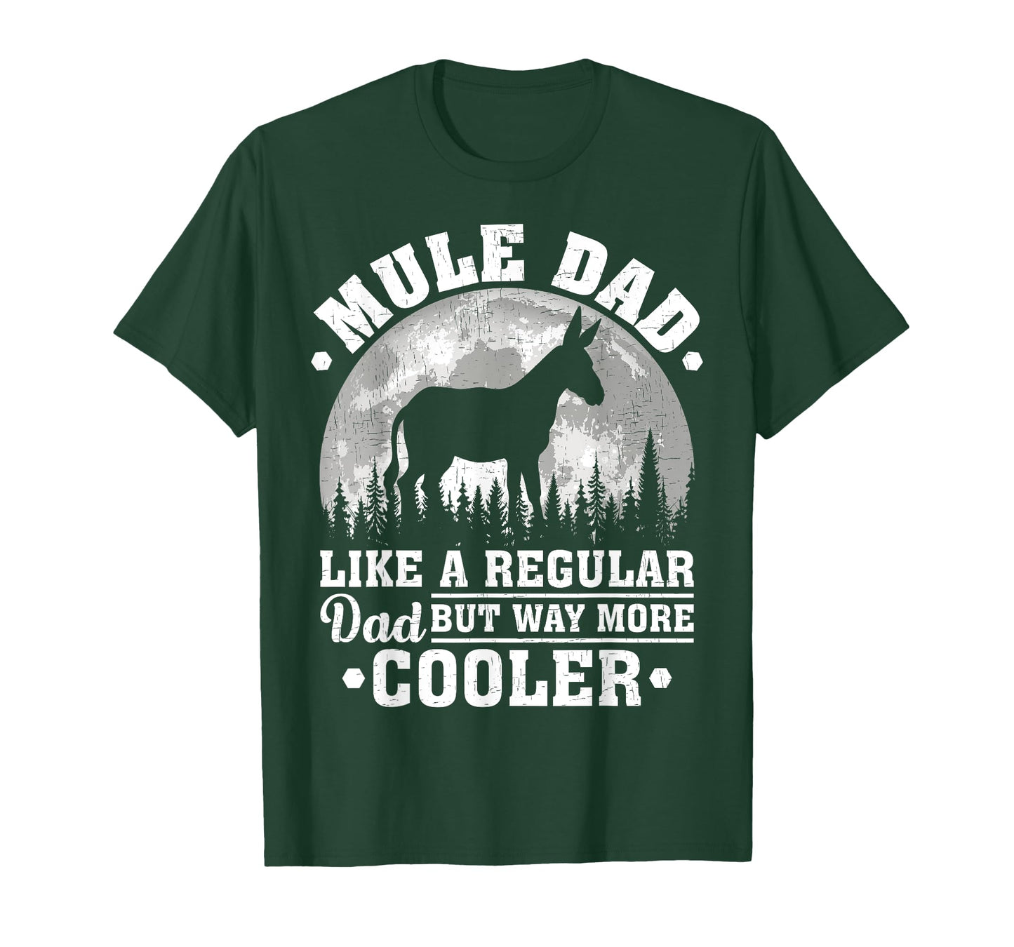 Mule Dad Like A Regular Dad Funny Mule Father's Day T-Shirt