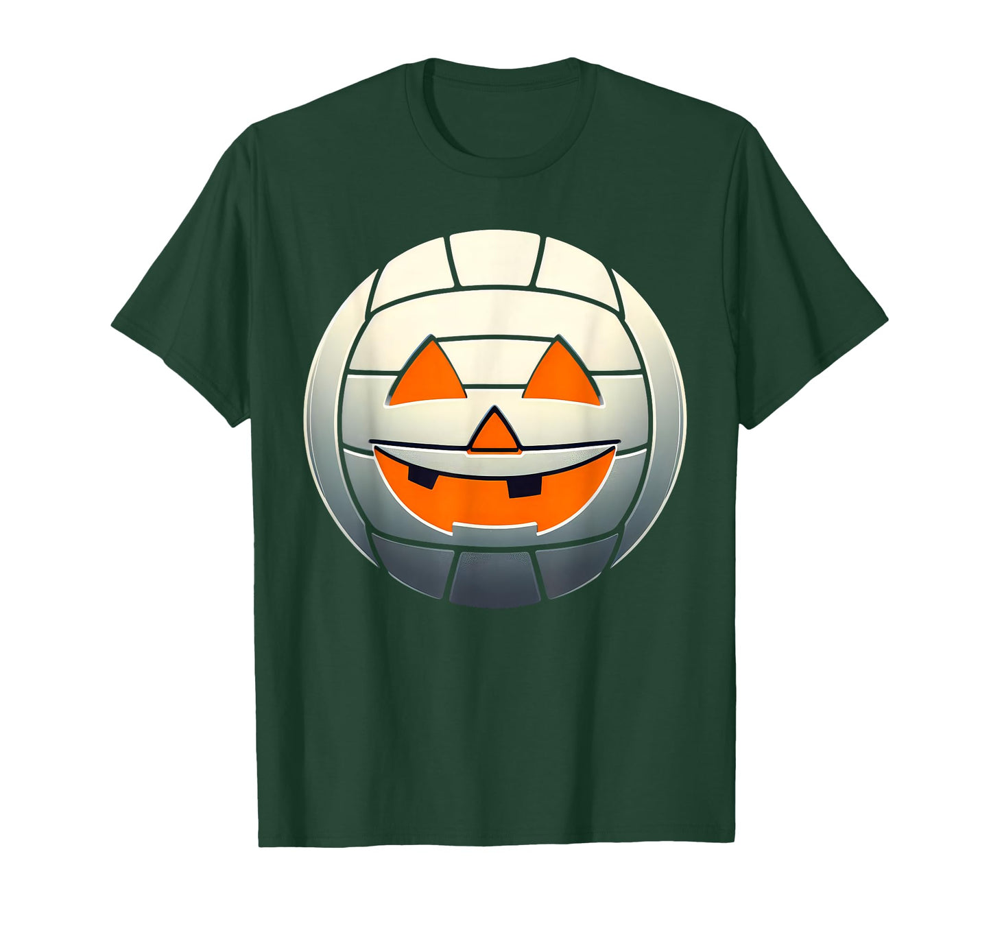 Halloween Jack O Lantern Volleyball Player Coach Pitcher T-Shirt