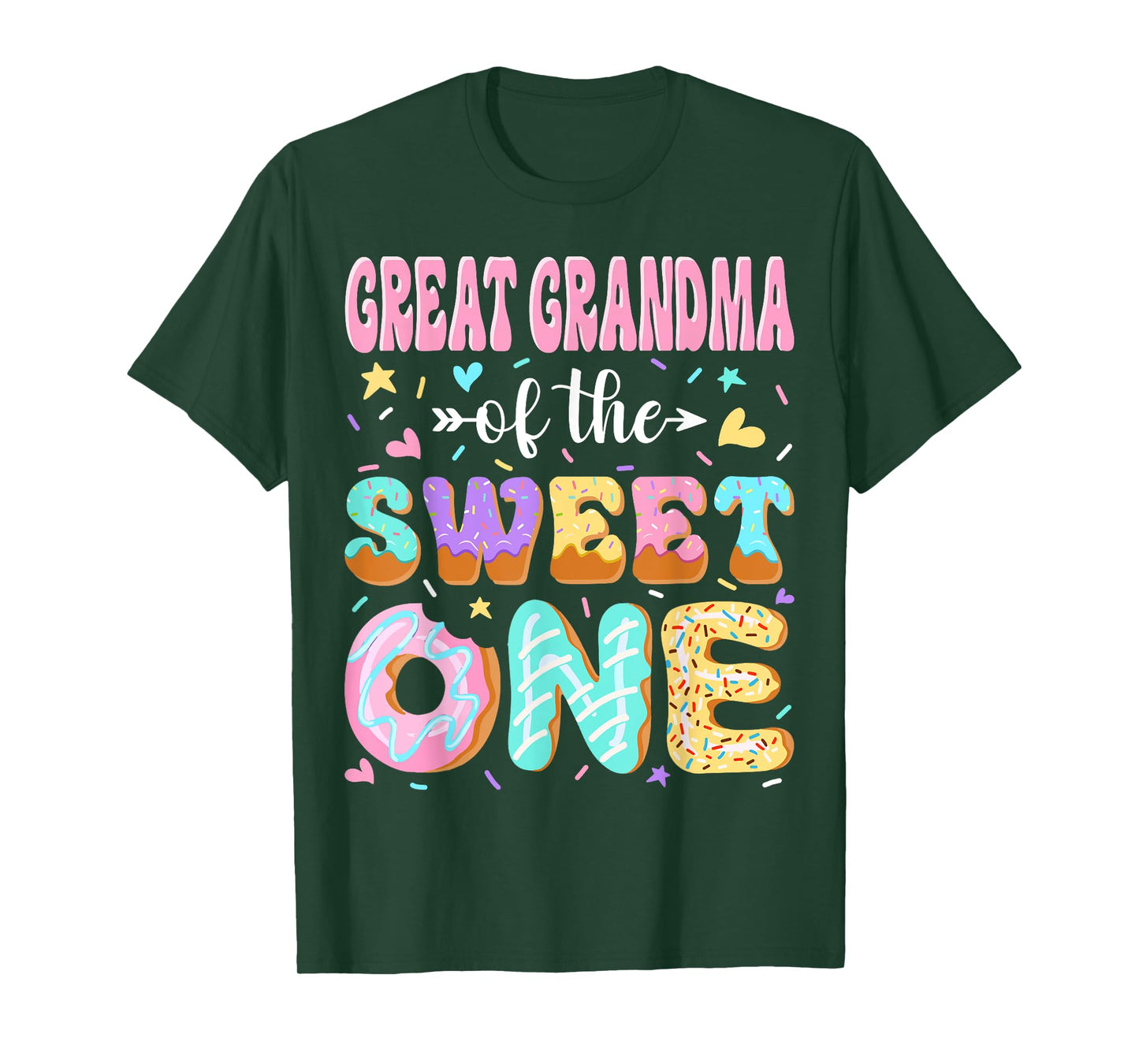 Great Grandma of The Sweet One First Birthday Family T-Shirt