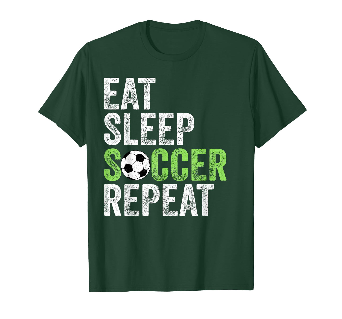 Eat Sleep Soccer Repeat Shirt Cool Sport Player Vintage T-Shirt