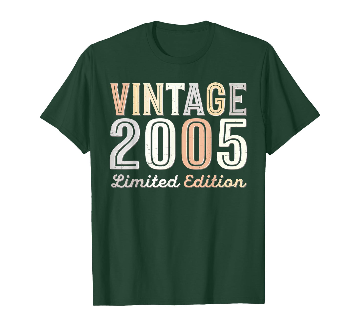 Vintage 2005 Limited Edition 20th Birthday 20 Years Old Bday T-Shirt