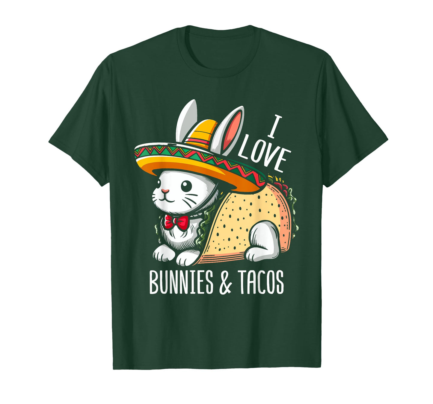 Taco Bunny Taco Love Rabbit T-Shirt