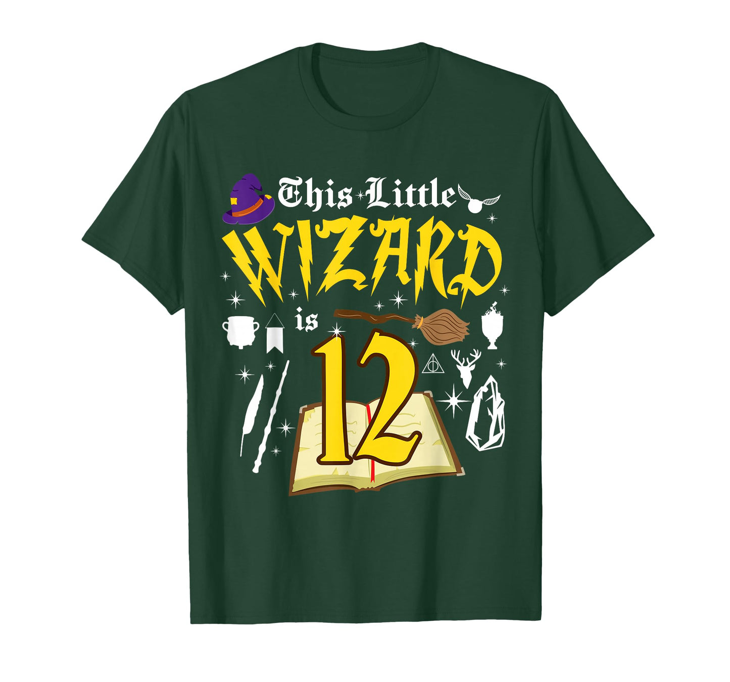 12th Birthday Wizard Magic 12 Year Old Funny B-Day Matching T-Shirt