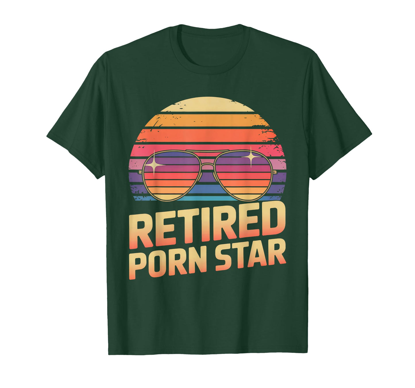 Embarrassing Retired Porn Star Adult Humor Pun Inappropriate T-Shirt