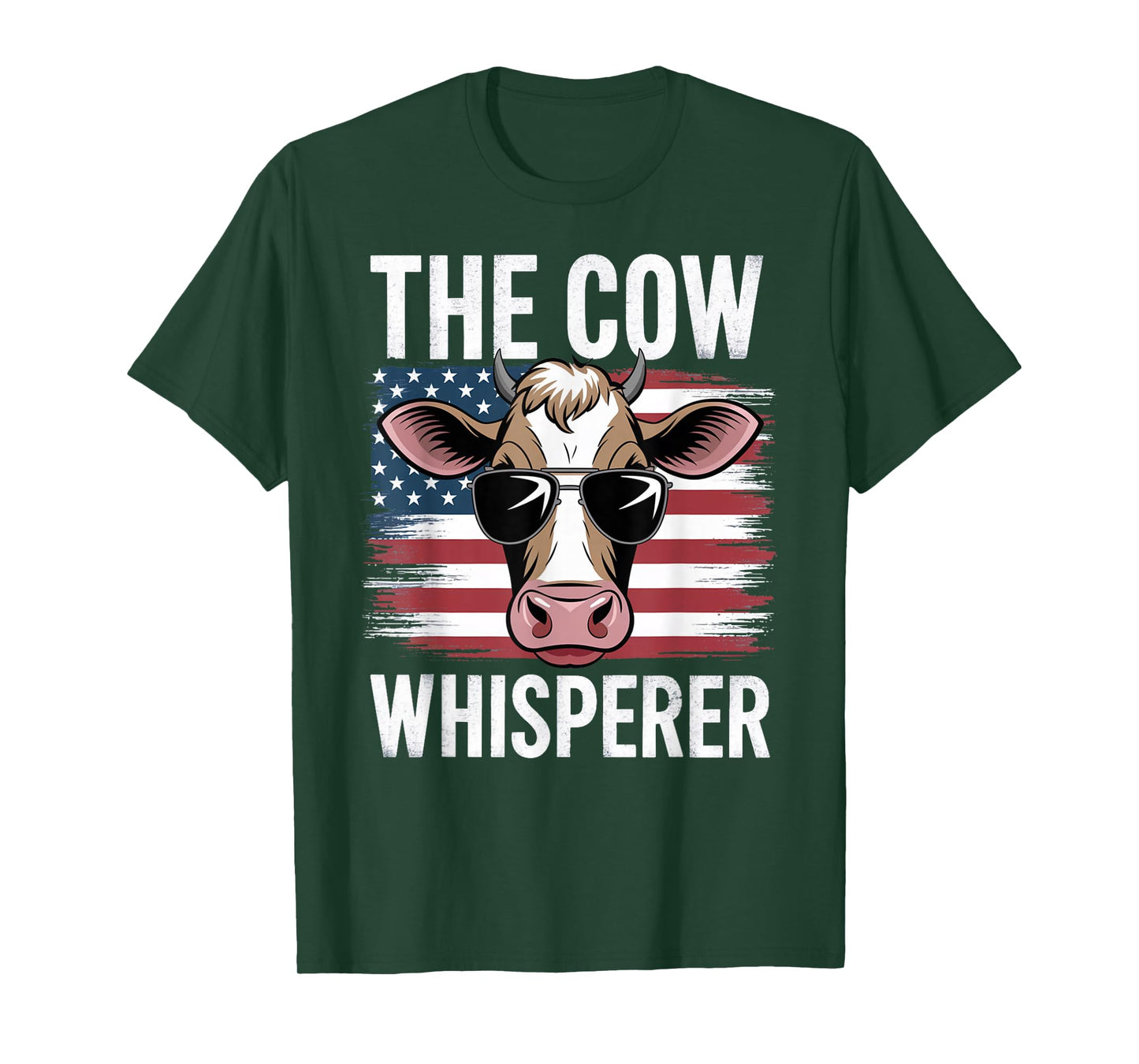 Men Women The Cow Whisperer Farmer Animal Farm Funny T-Shirt