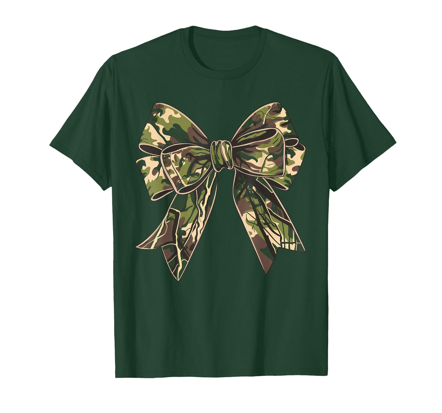 Camo Coquette Bow Hunt Duck Hunting Camouflage T-Shirt