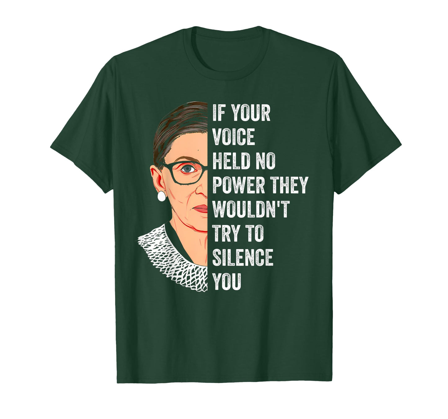 RBG If Your Voice Held No Power They Wouldn't Try To Silence T-Shirt