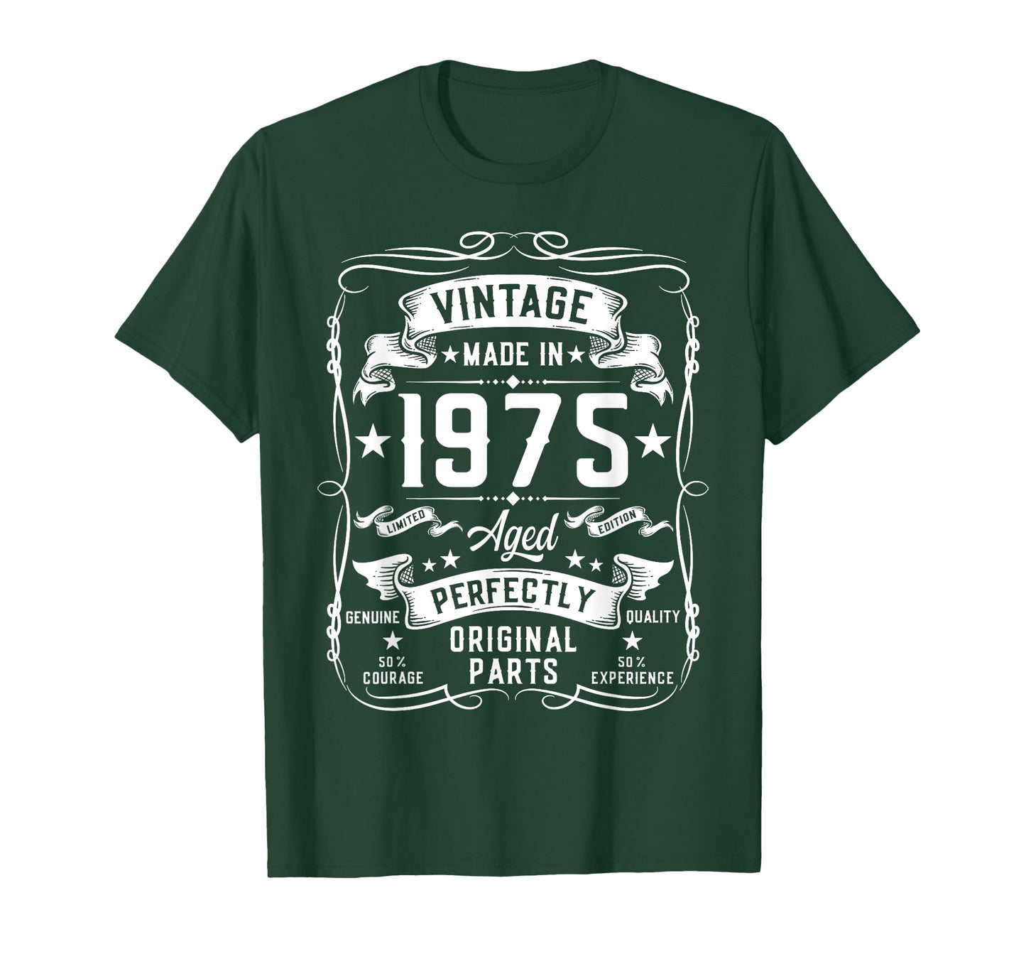Vintage 1975 50 Years Old Gifts for Men 50yr 50th Birthday T-Shirt
