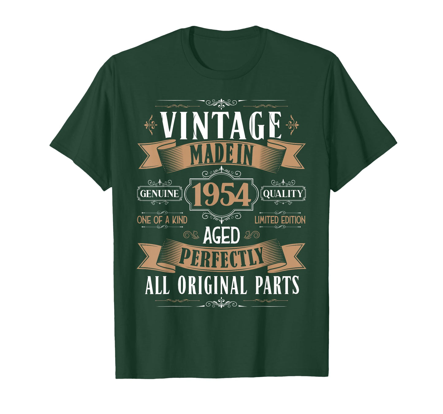 Vintage 71st birthday men Born 1954 71 years old Bday mens T-Shirt