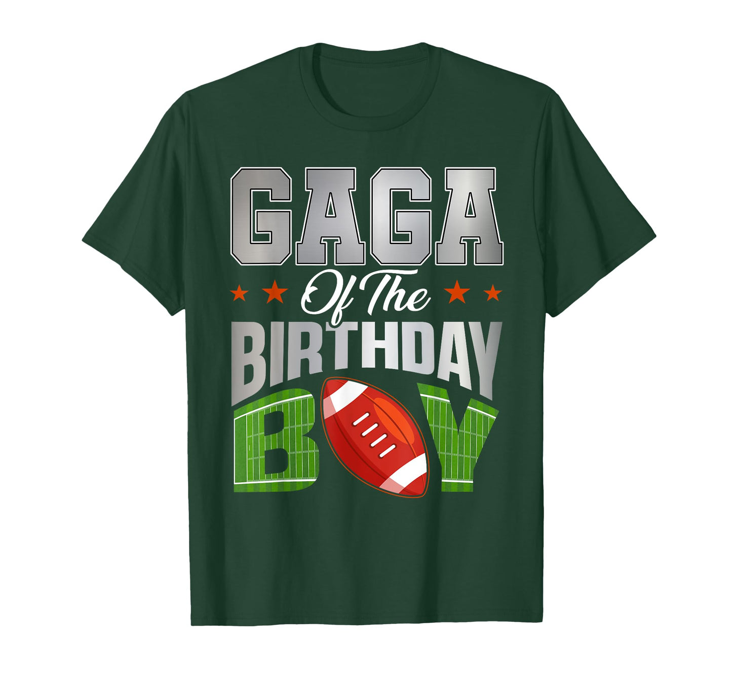 Gaga of The Birthday Boy Football Party Family Matching T-Shirt